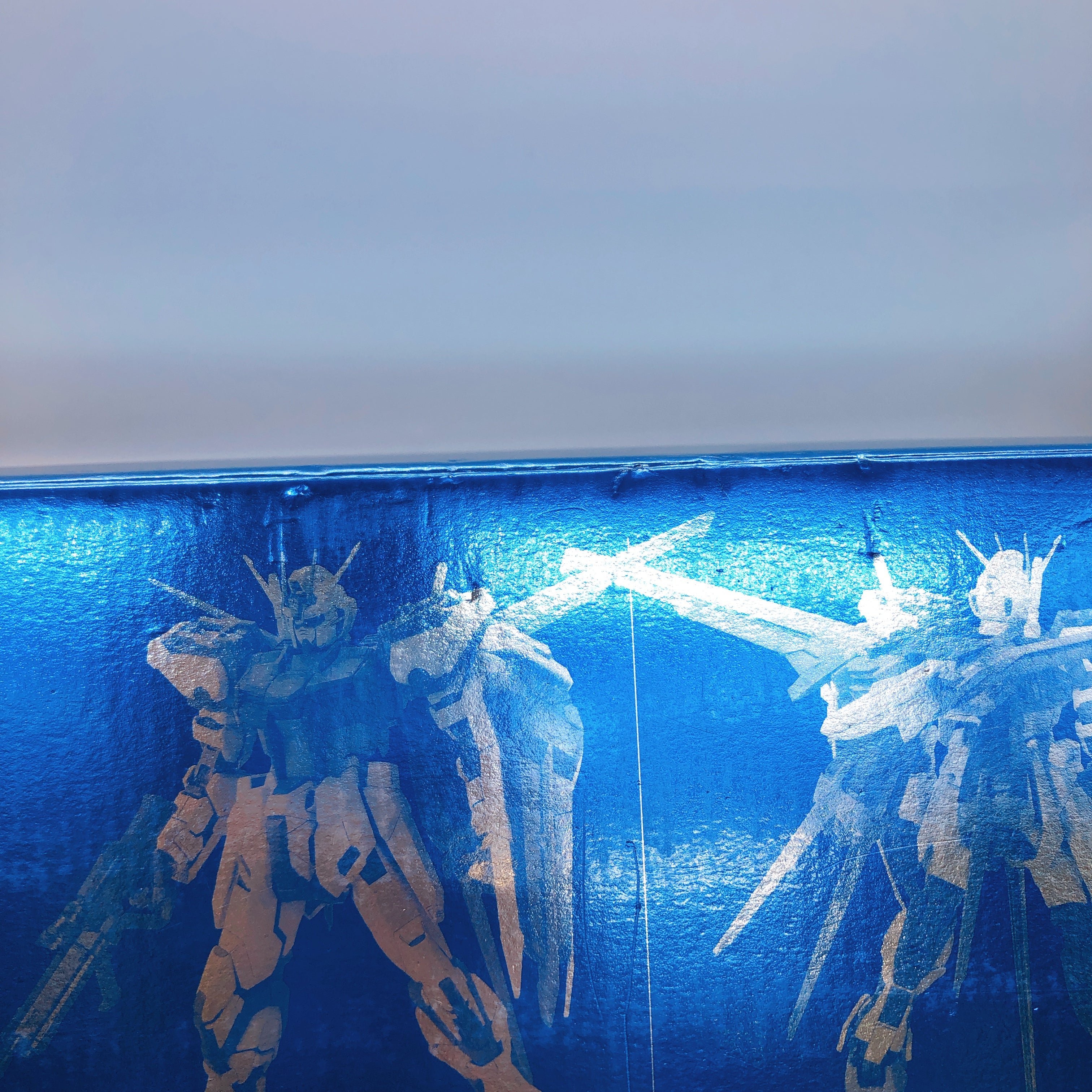 PG 1/60 Aile Strike Gundam + Skygrasper Clear Pearl Shift Ver Rare Kit Bandai