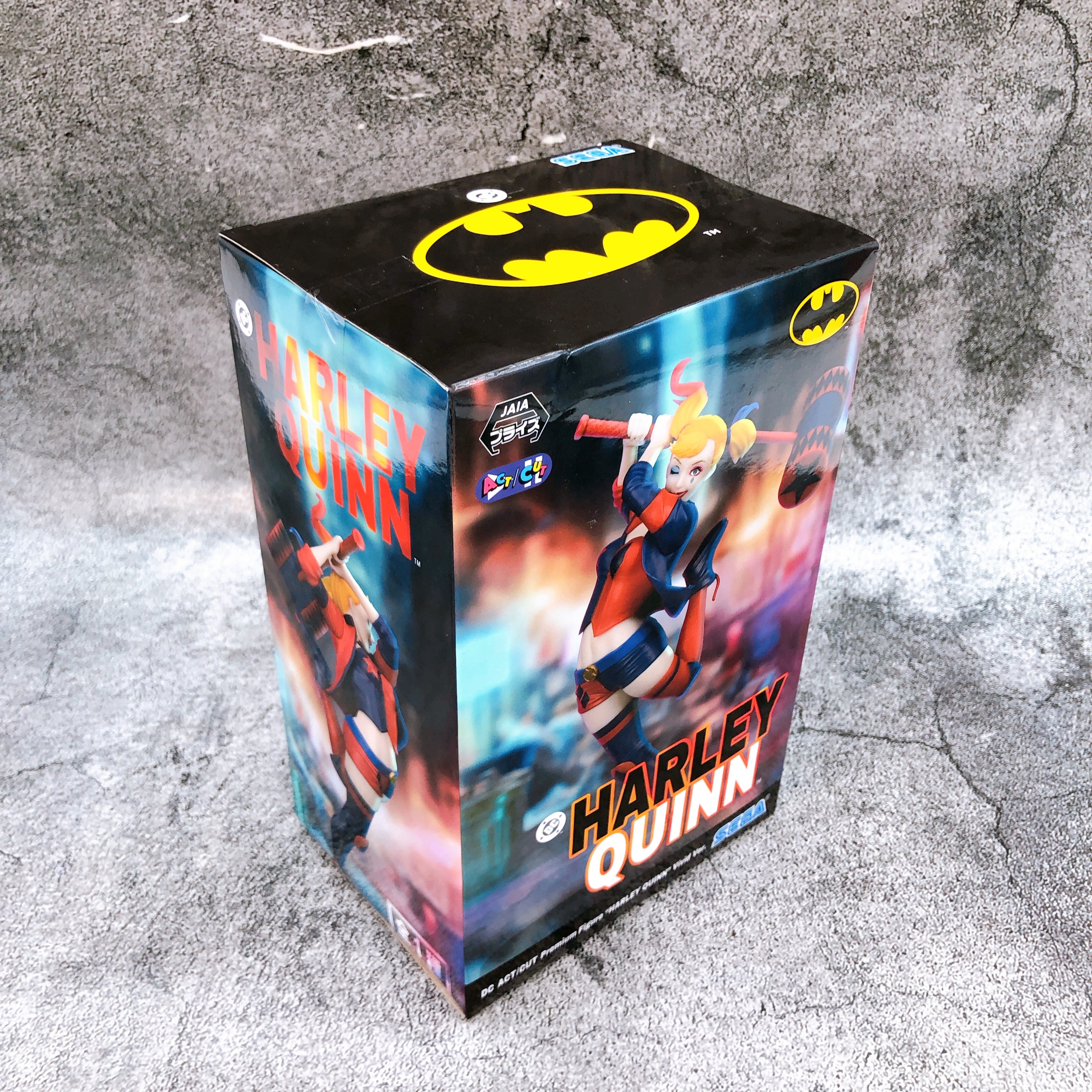 DC COMICS Harley Quinn Vivid Ver. ACT/CUT Premium Figure SEGA Japan AUTHENTIC