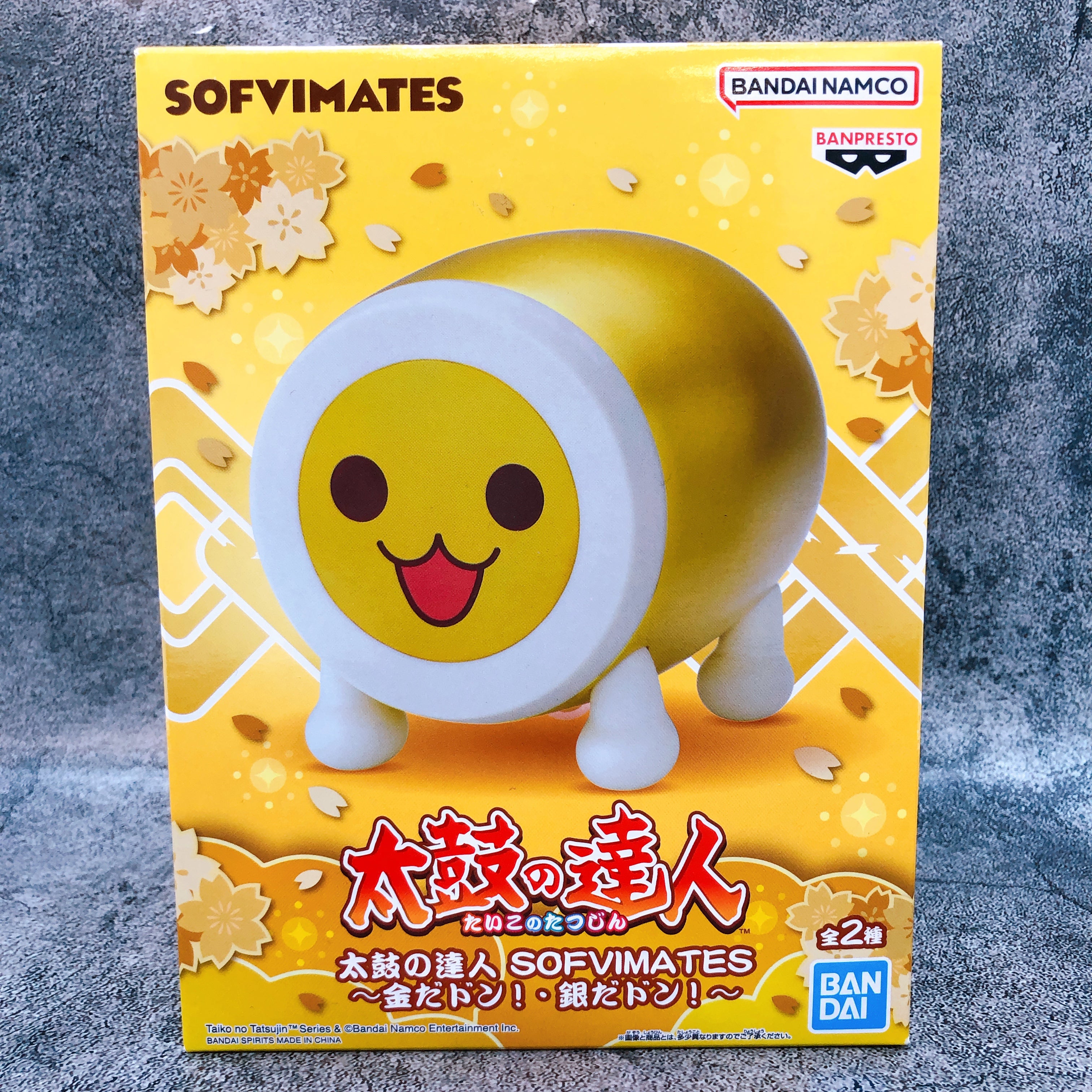 Taiko no Tatsujin Gold Figure SOFVIMATES BANPRESTO Japan AUTHENTIC FASTSHIP NEW