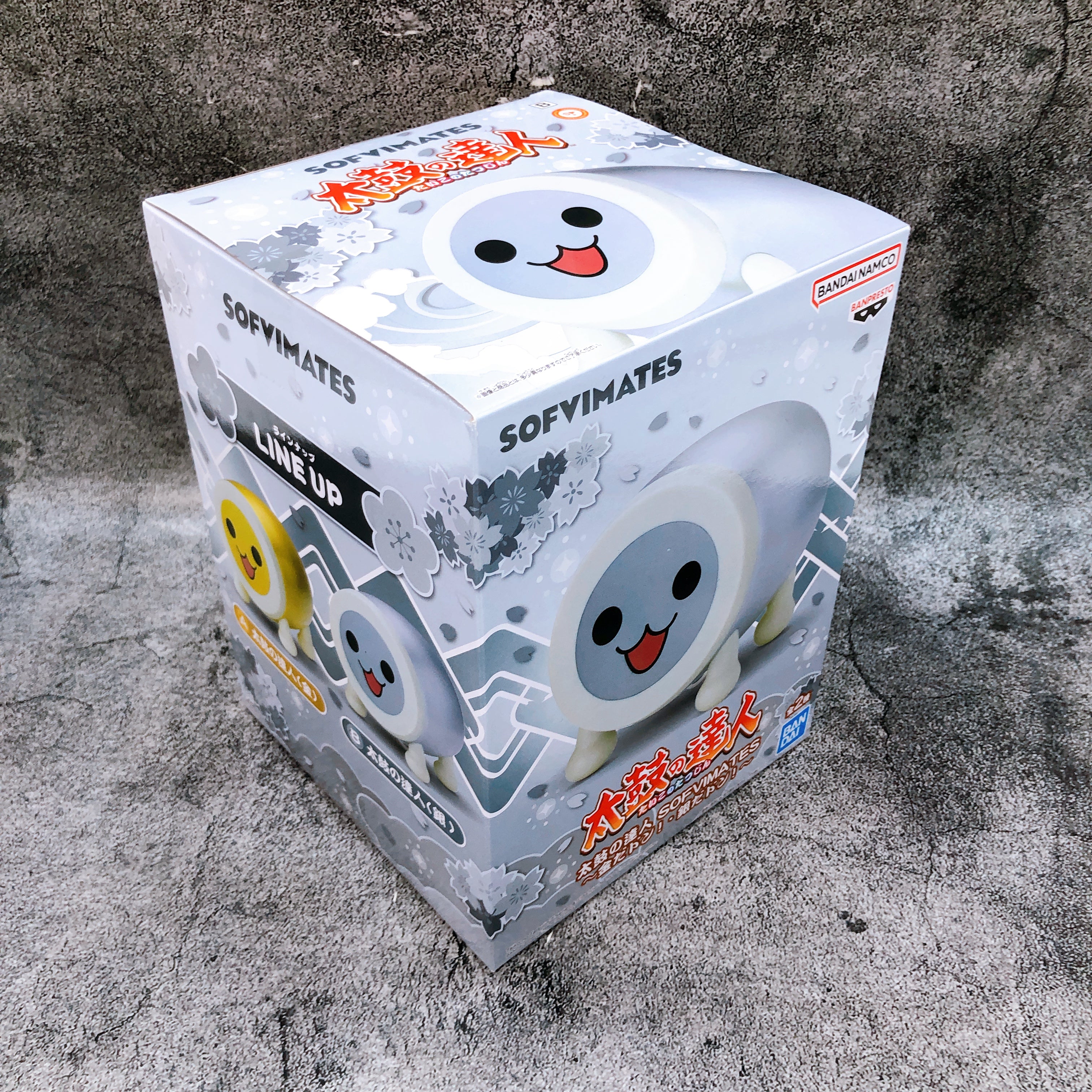 Taiko no Tatsujin Silver Figure SOFVIMATES BANPRESTO Japan AUTHENTIC FASTSHIP