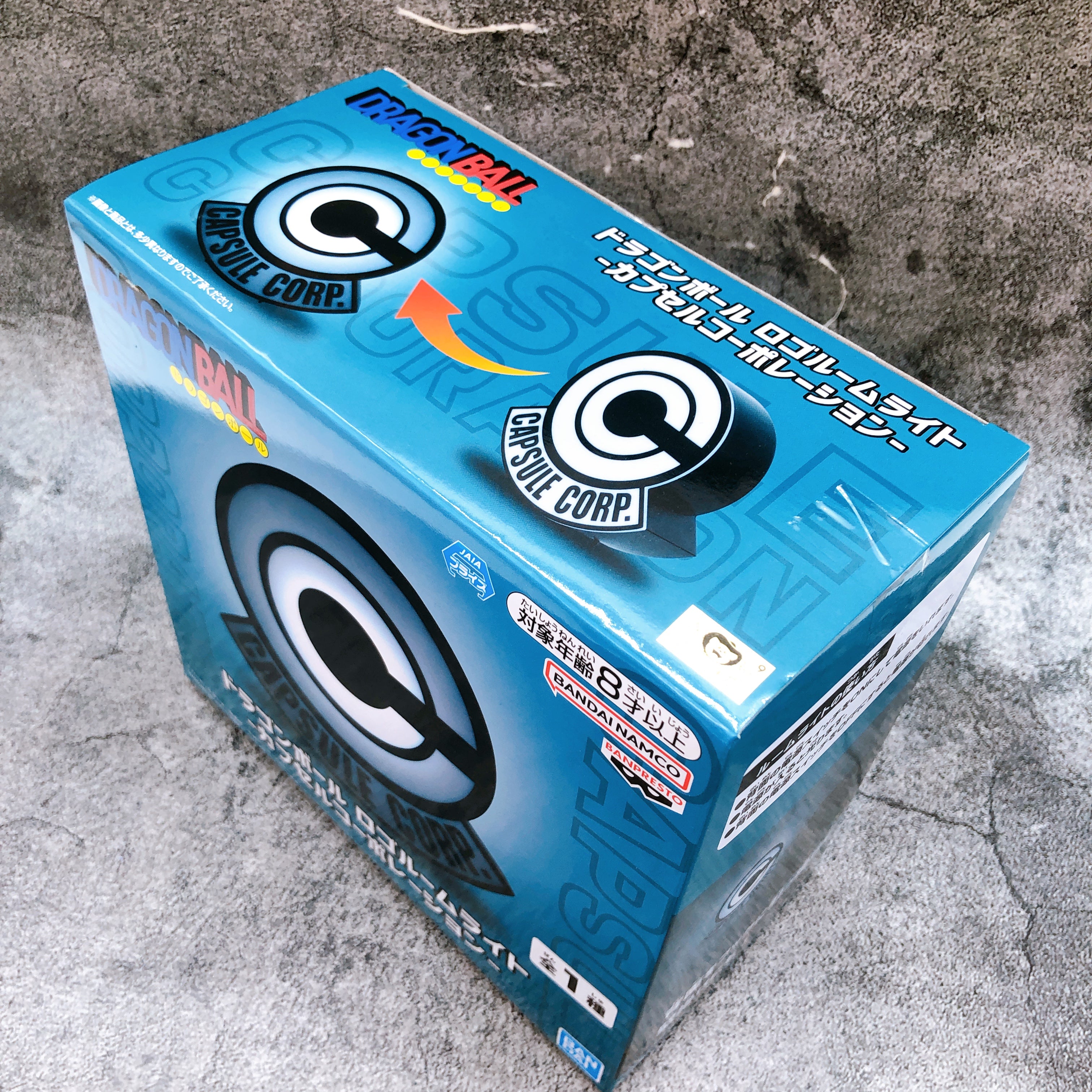Dragon Ball Logo Room Light Capsule Corporation Figure BANPRESTO Japan Sealed