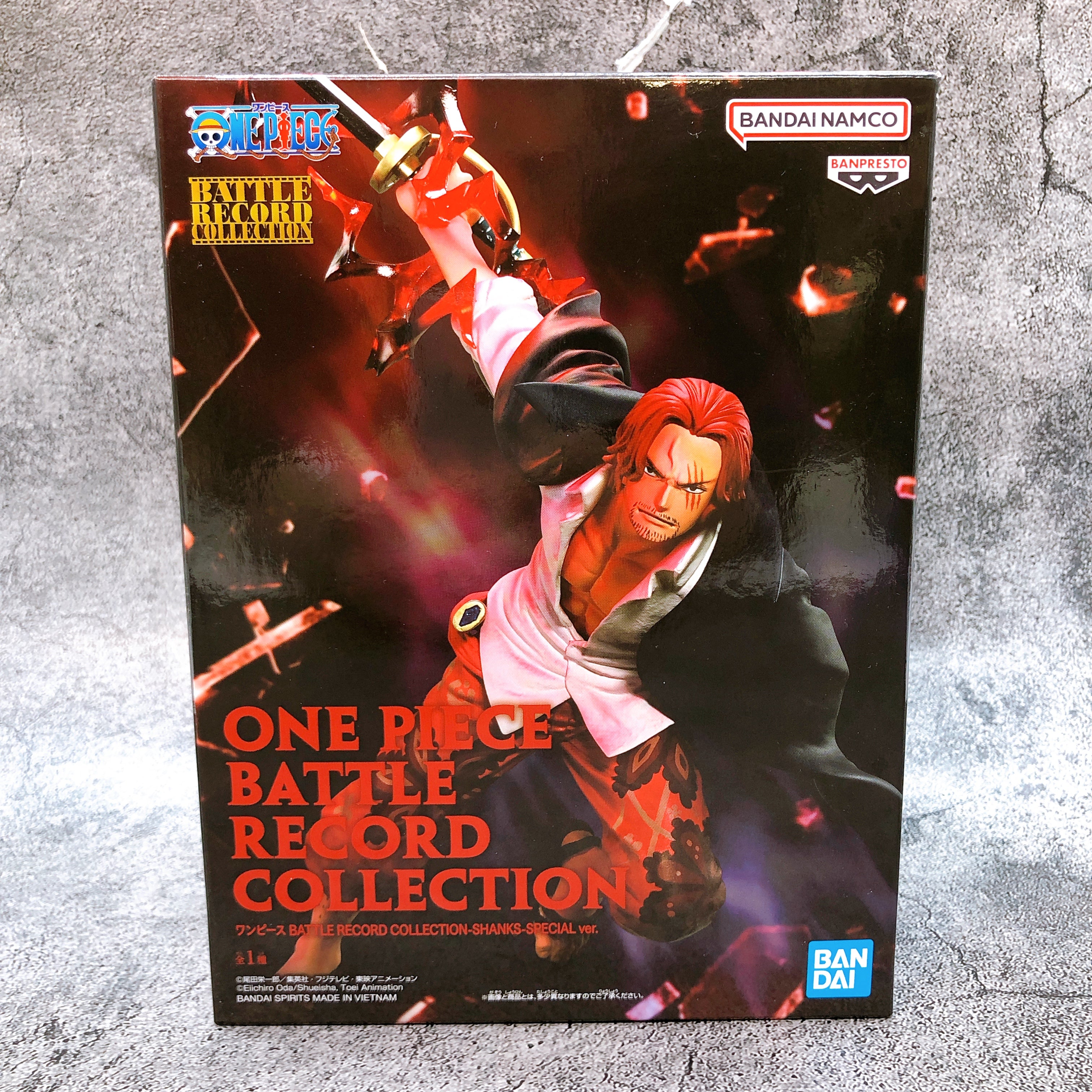 ONE PIECE Shanks BATTLE RECORD COLLECTION SPECIAL ver Figure Japan Sealed NEW