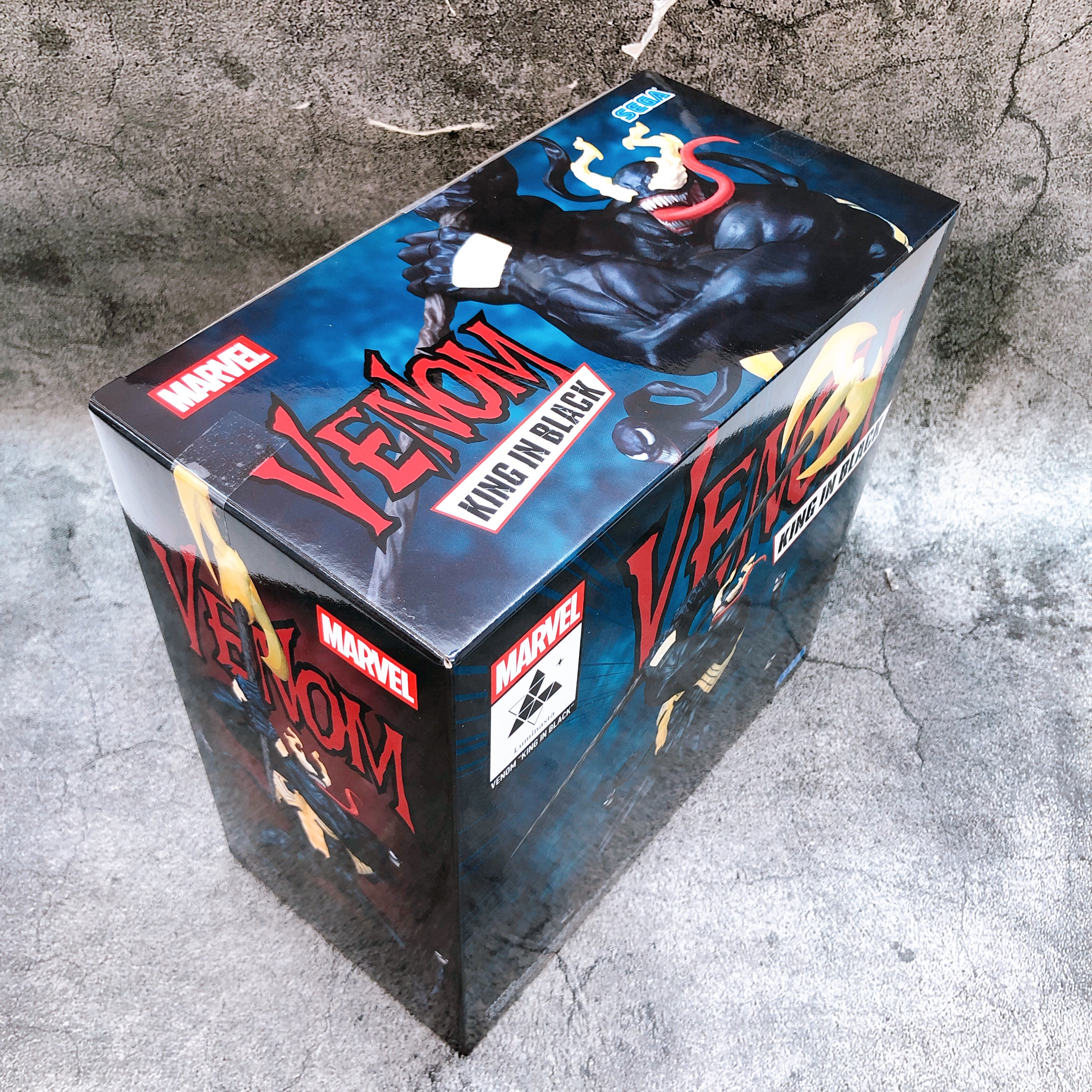 MARVEL Venom King in Black Luminasta Figure SEGA from Japan Sealed NEW