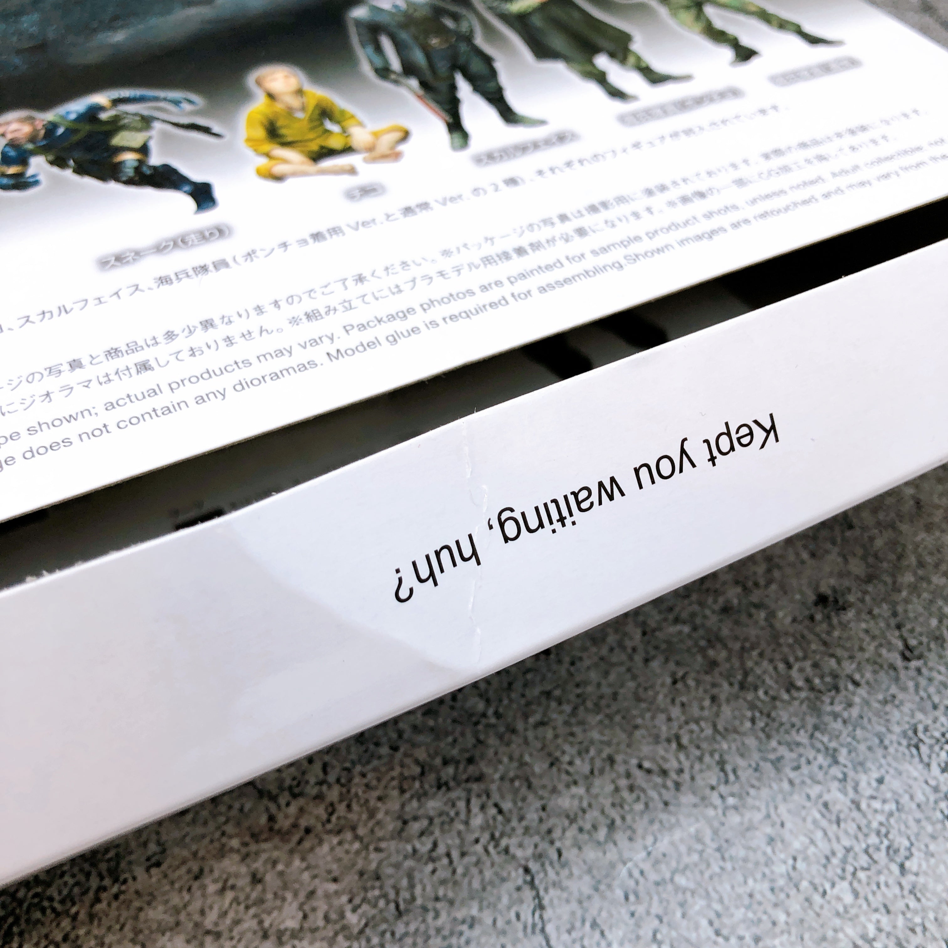 Metal Gear Solid V Ground Zeroes Set 1/35 Unpainted Model Kit KOTOBUKIYA Japan