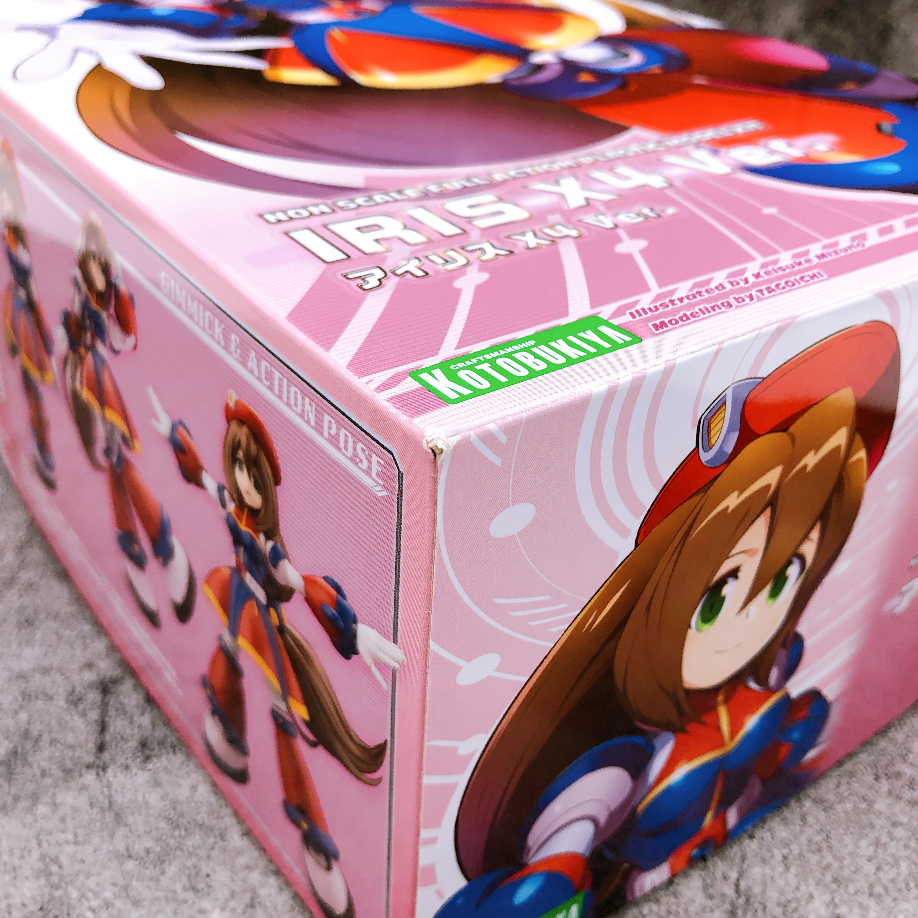 Rockman X Mega Man X IRIS X4 Ver. Non Scale Model Kit KOTOBUKIYA Japan FASTSHIP