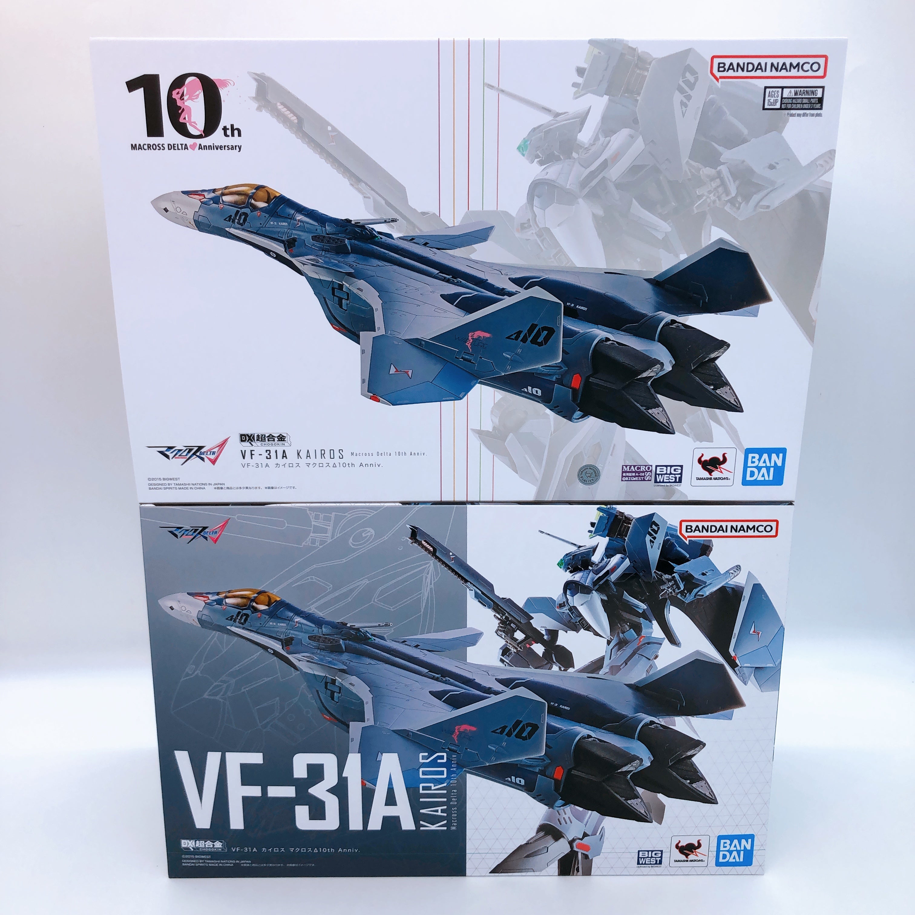 DX Chogokin Macross Delta VF-31A Kairos Macross Δ10th Anniv. BANDAI Japan NEW
