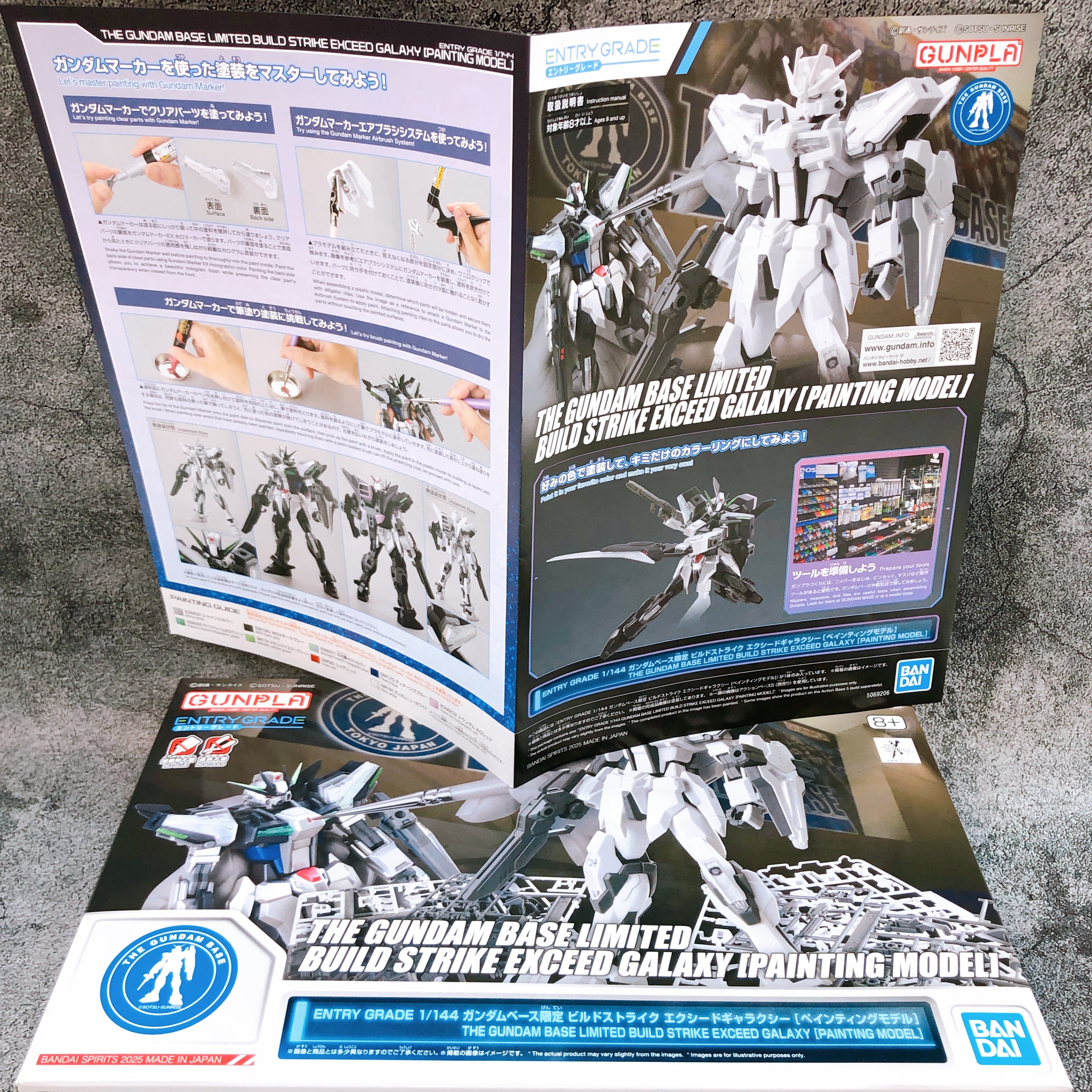 Entry Grade 1/144 Build Strike Exceed Galaxy Painting Model Kit Bandai Japan NEW