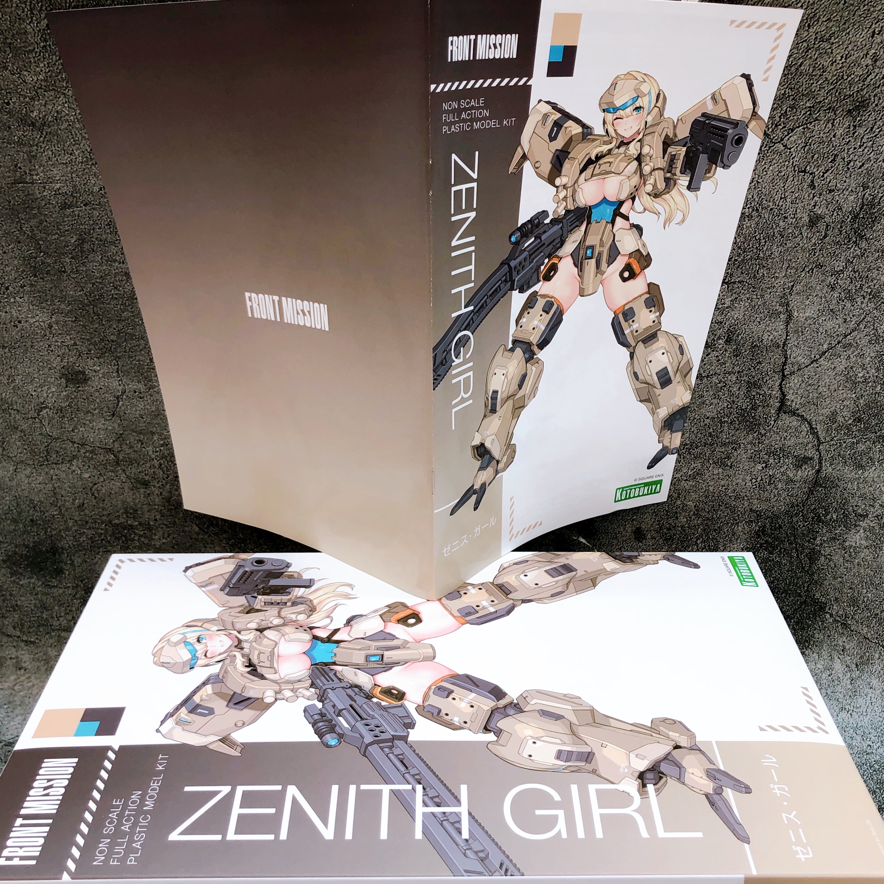 Front Mission Zenith Girl Non Scale Full Action Model Kit KOTOBUKIYA Japan NEW