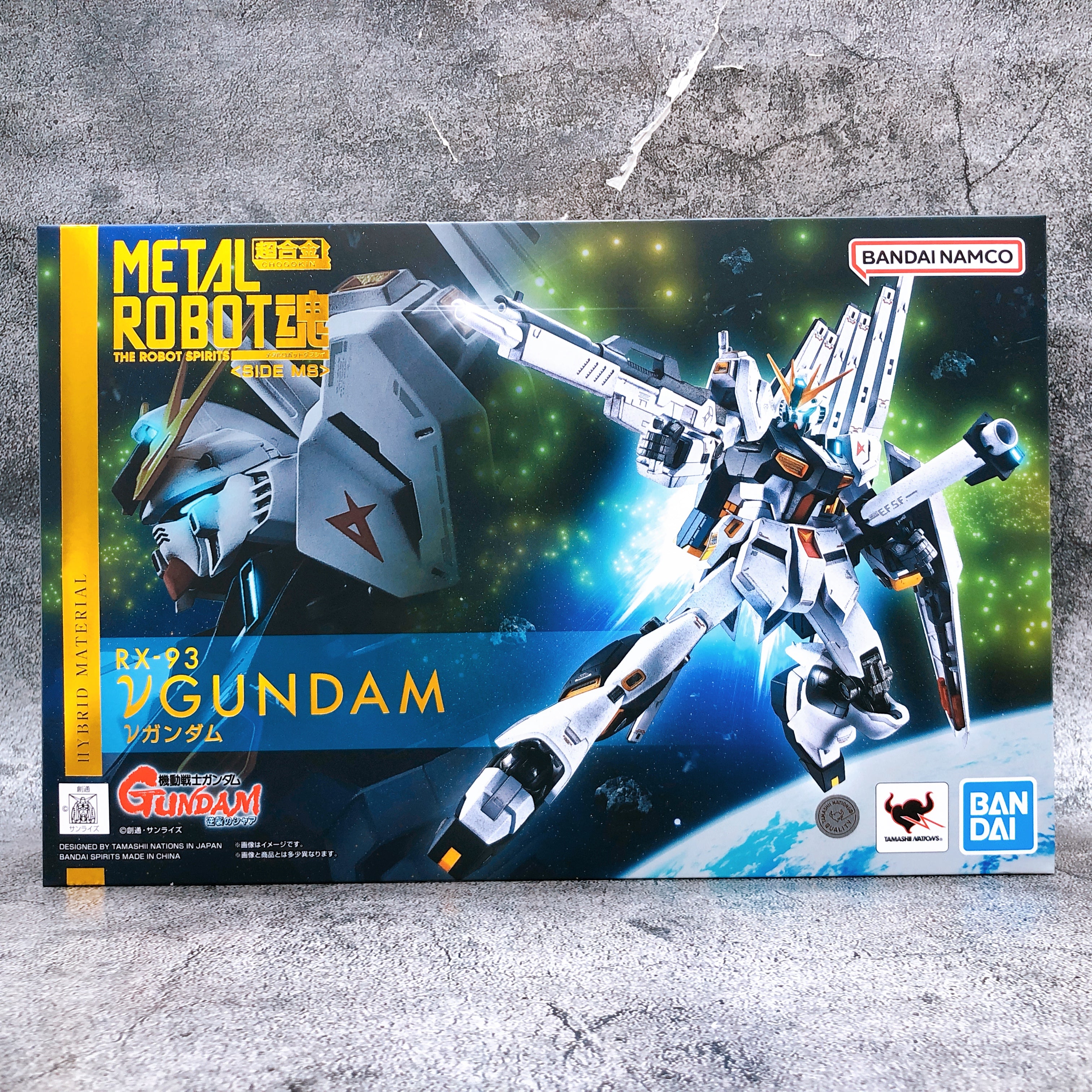 Metal Robot Spirits SIDE MS ν Nu Gundam Char's Counterattack Action Figure NEW