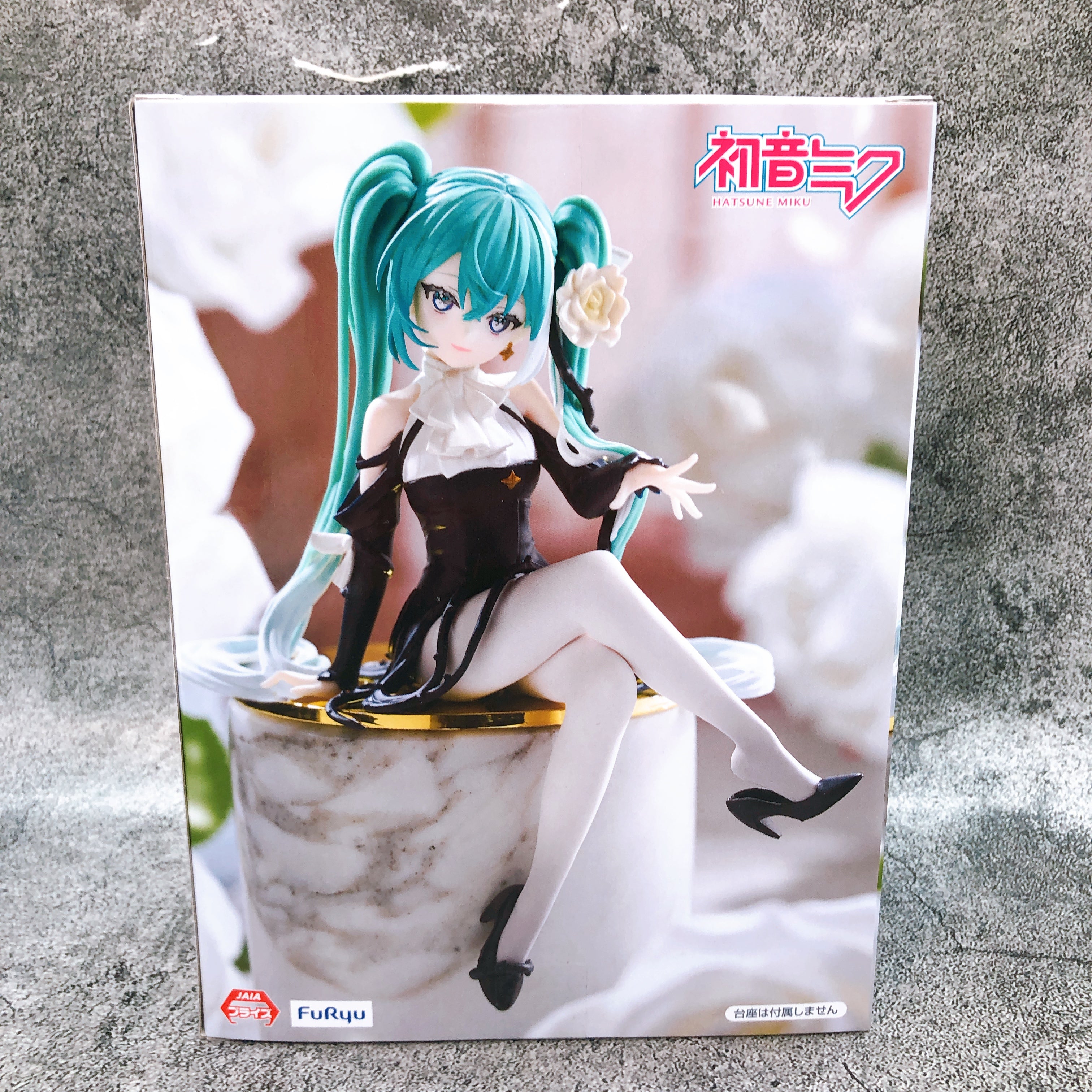Hatsune Miku White Rose Noodle Stopper Figure Flower Fairy FuRyu Japan Sealed