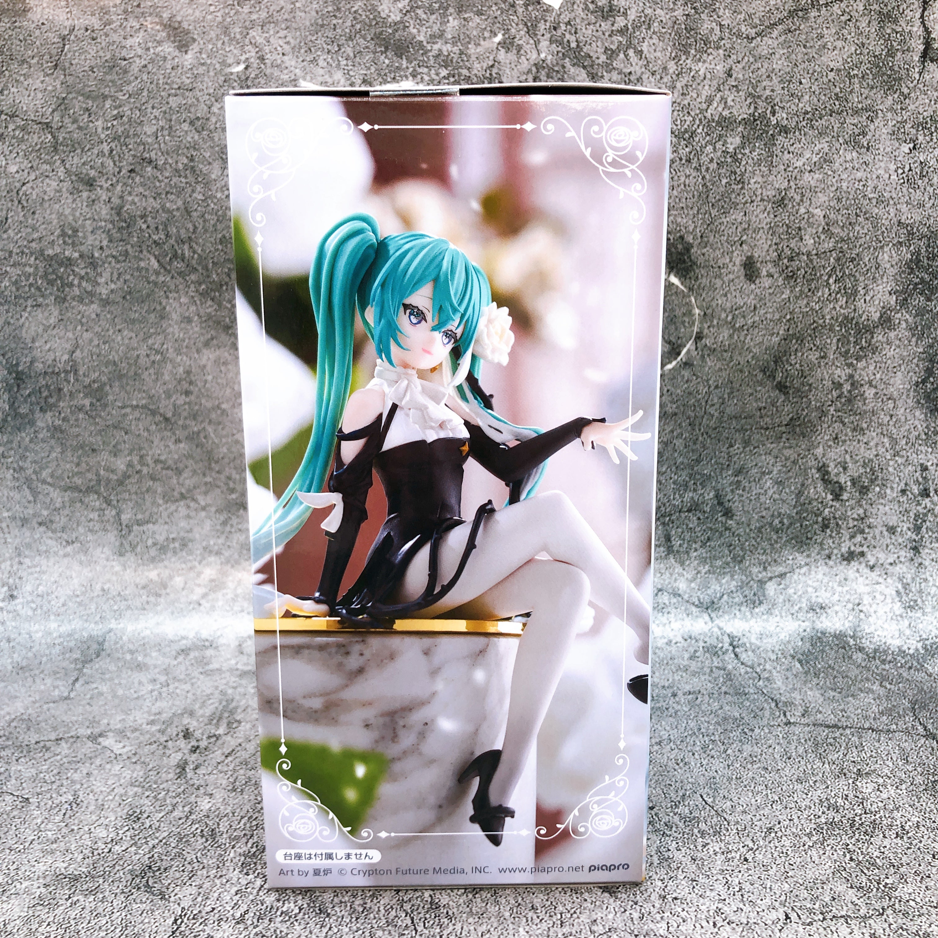 Hatsune Miku White Rose Noodle Stopper Figure Flower Fairy FuRyu Japan Sealed