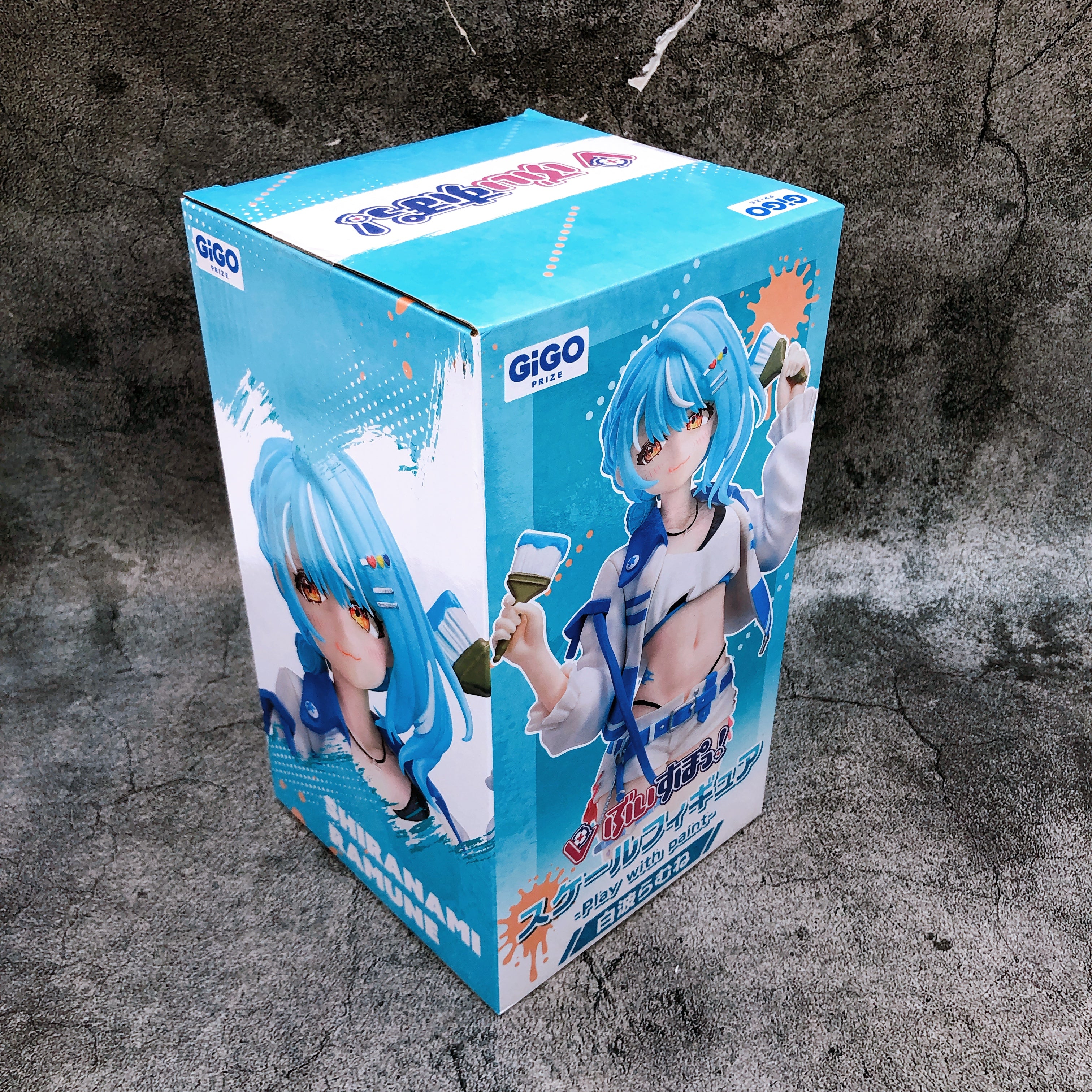 VSPO! Shiranami Ramune ScaleFigure Play with paint vol.8 Figure Fukuya Japan