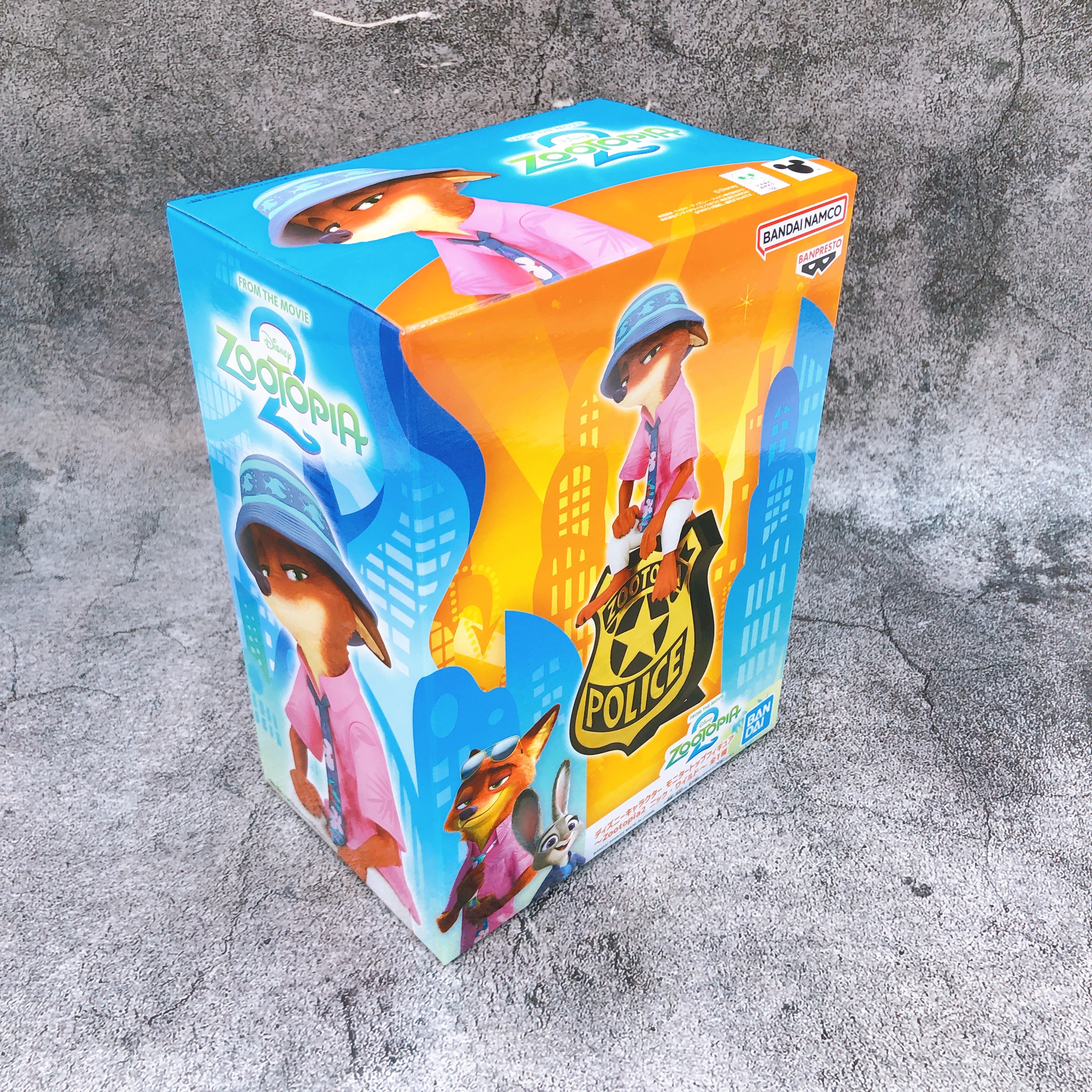 Disney characters Zootopia2 Nick Wilde Monitor TopFigure BANPRESTO Japan