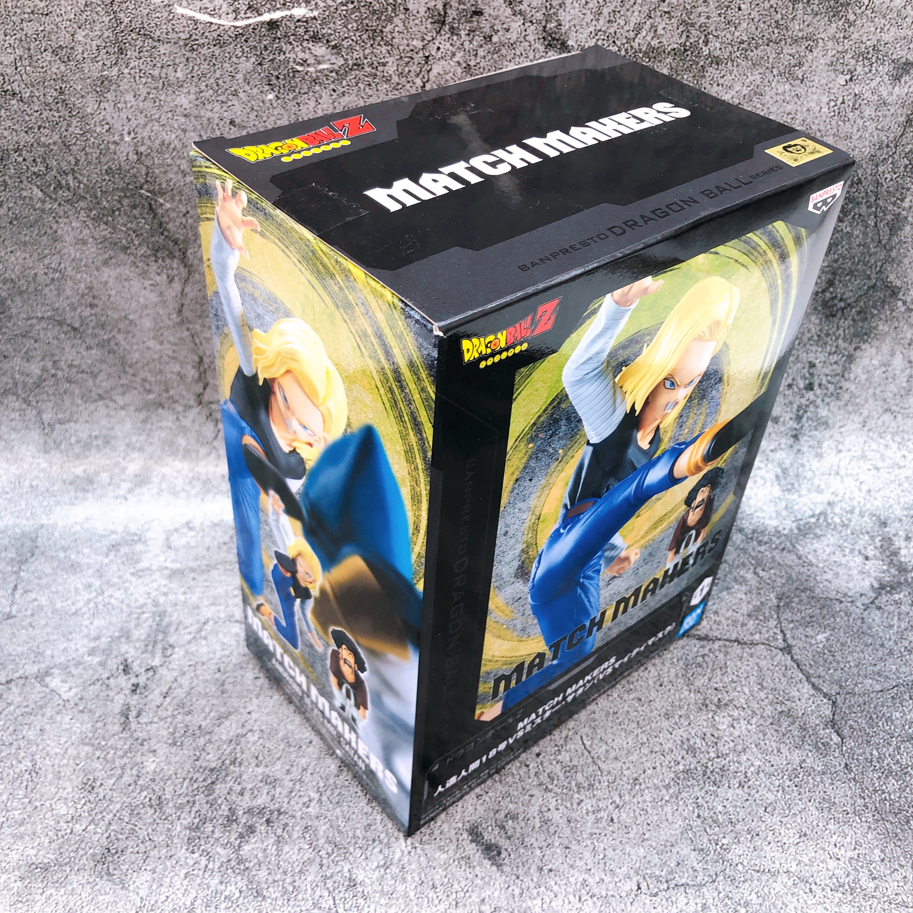 Dragon Ball Z Android 18 VS Mr. Satan MATCH MAKERS Figure BANPRESTO Ja