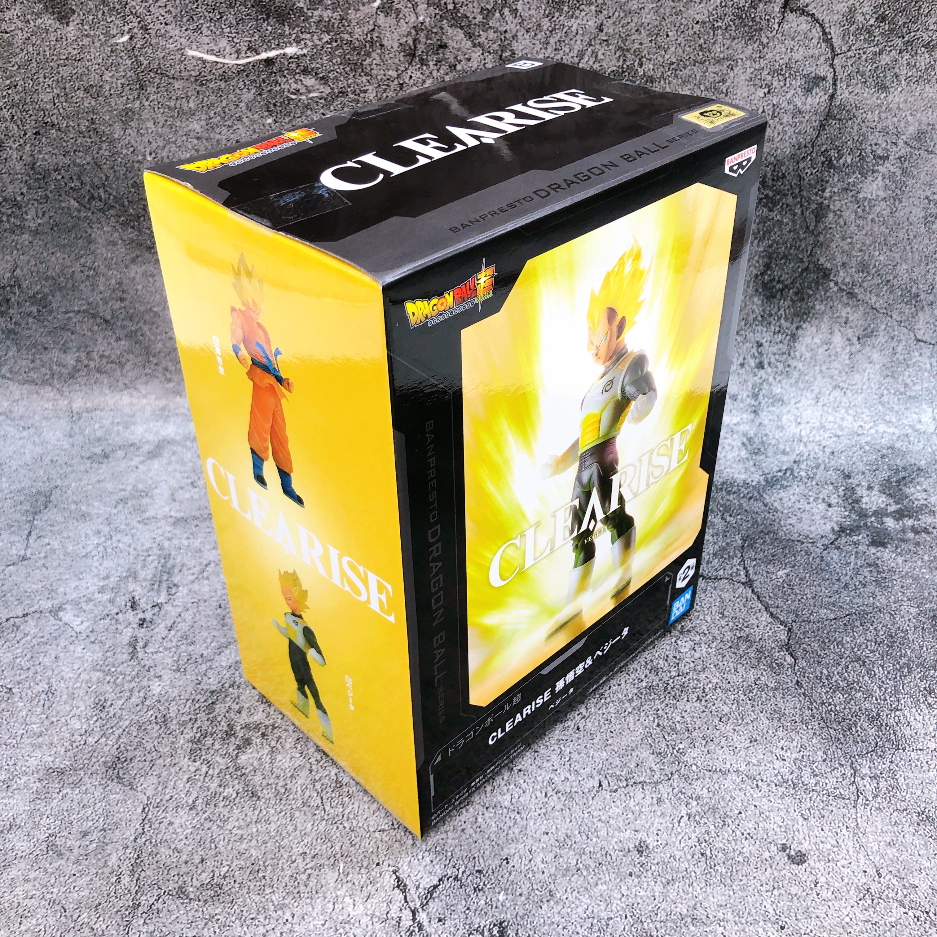 Dragon Ball Super Vegeta CLEARISE Figure BANPRESTO Japan Sealed NEW AUTHENTIC