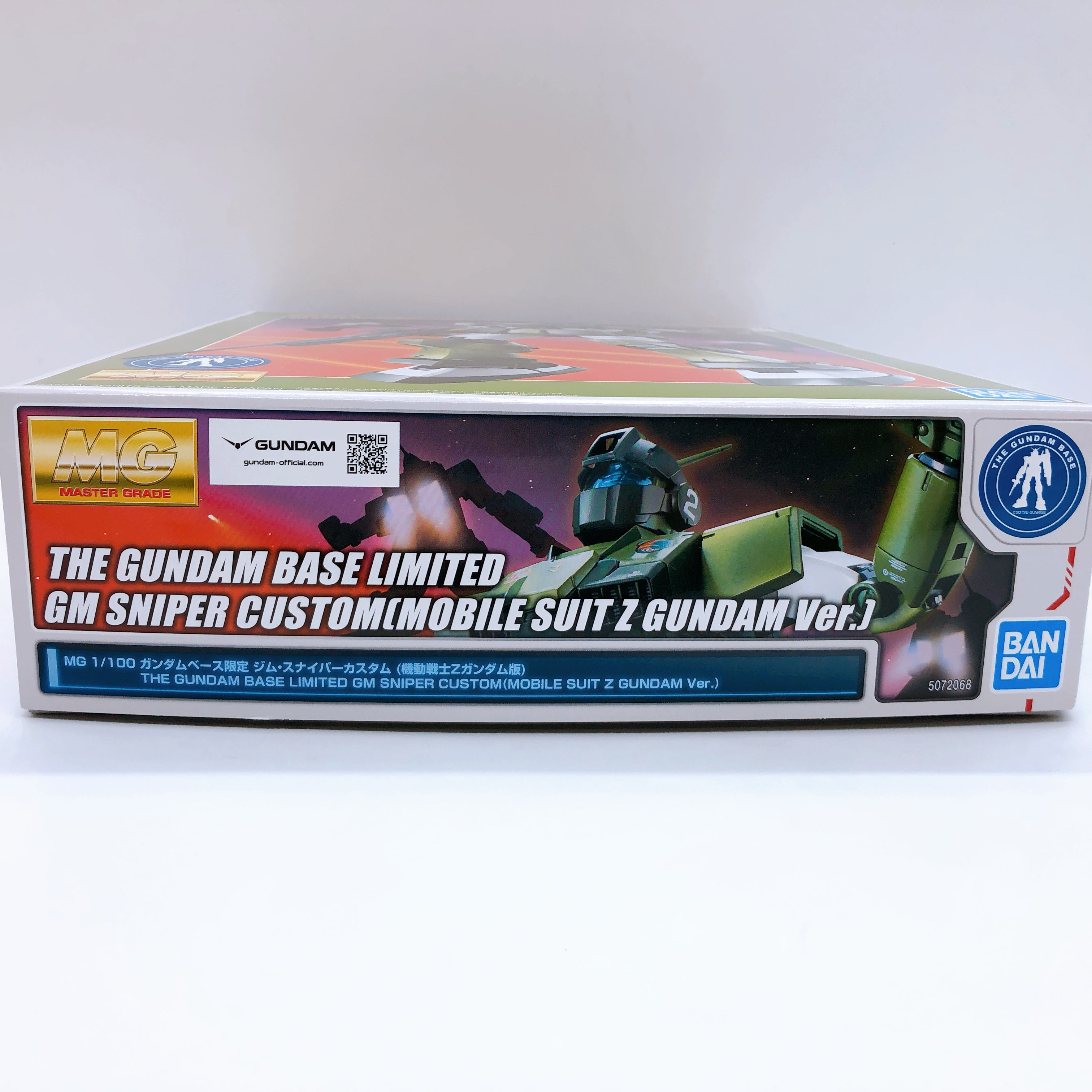 MG 1/100 GM Sniper Custom Mobile Suit Z Gundam Ver. Gundam Base Kit Bandai NEW