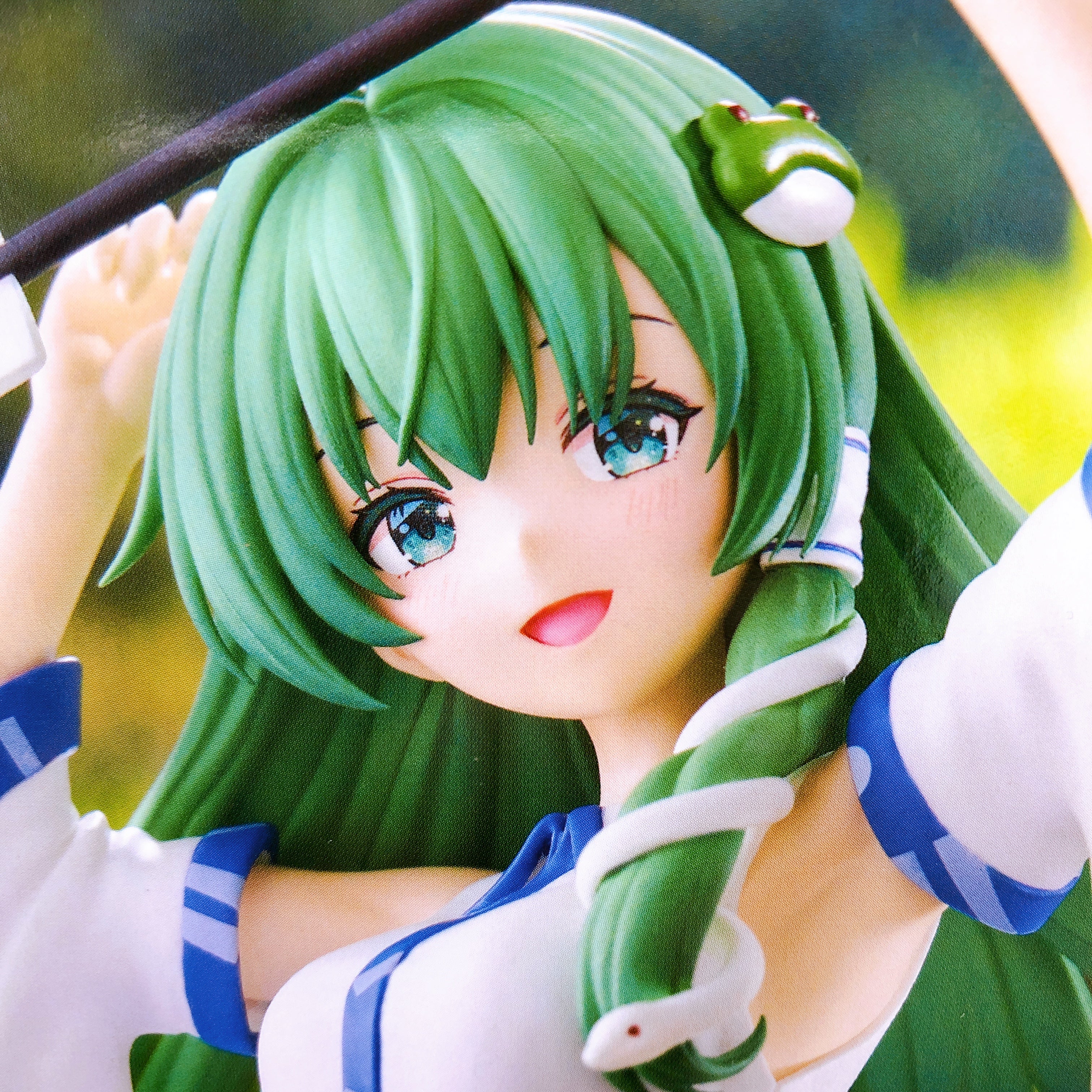 Touhou Project Sanae Kochiya Noodle Stopper Figure FuRyu Japan AUTHENTIC