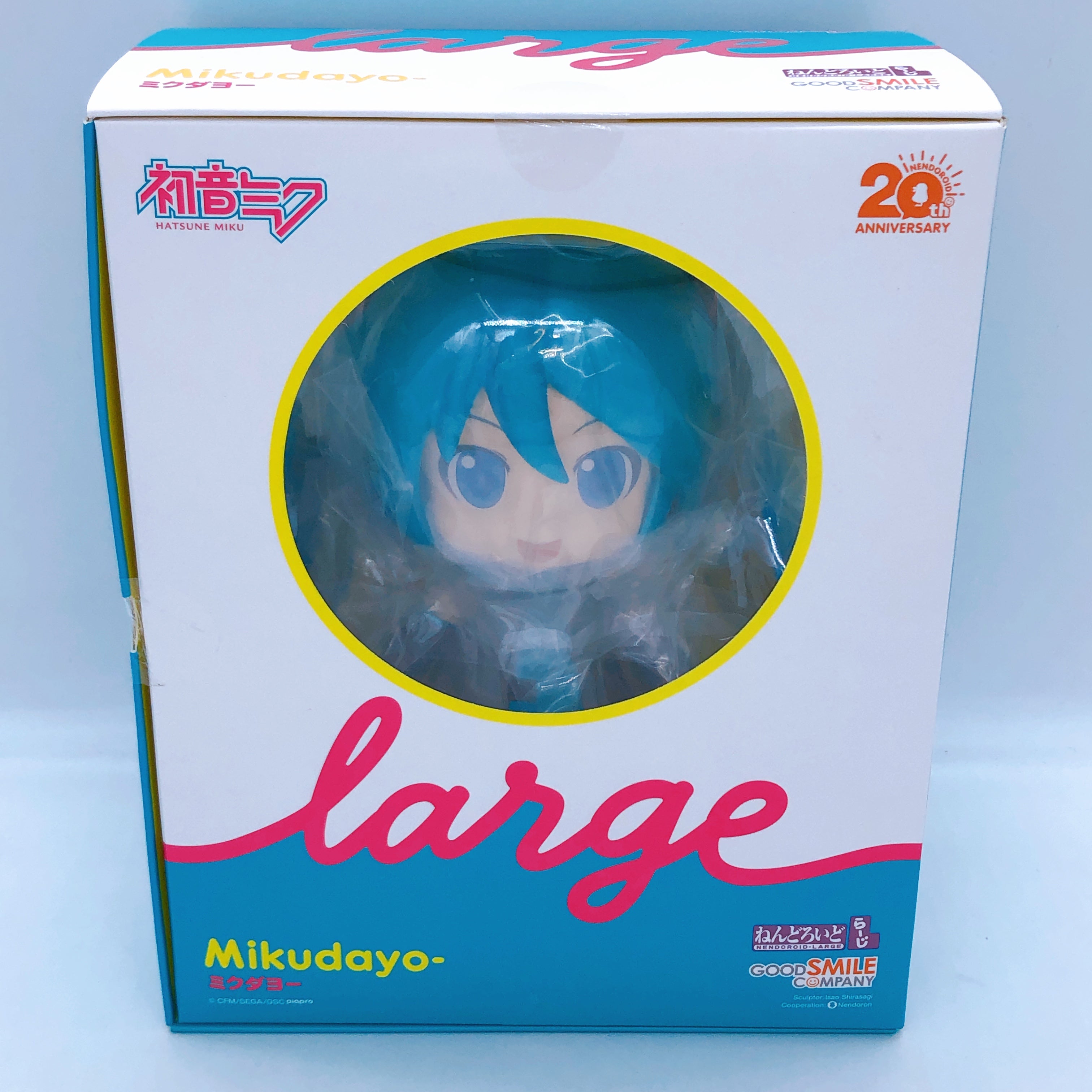 Mikudayo- Nendoroid Large Hatsune Miku Action Figure 20th Anniversary Japan New