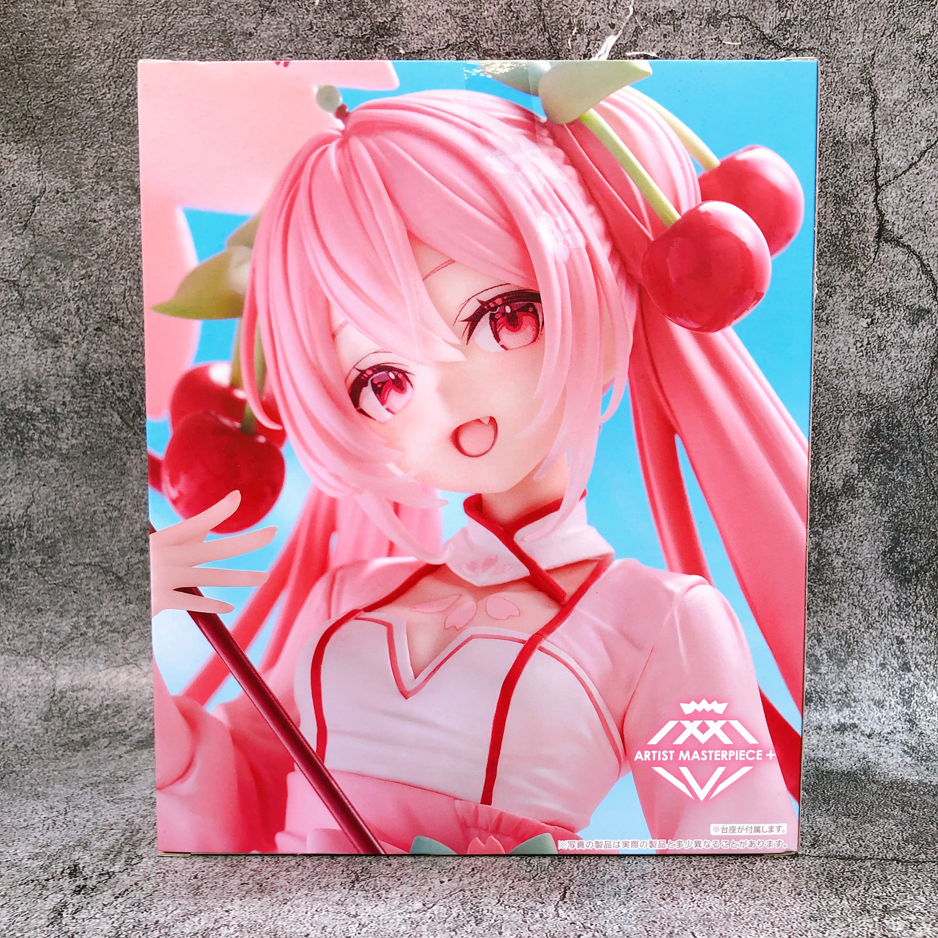 Hatsune Miku Sakura Miku AMP+Figure Sakura Dressver. Taito Japan AUTHENTIC