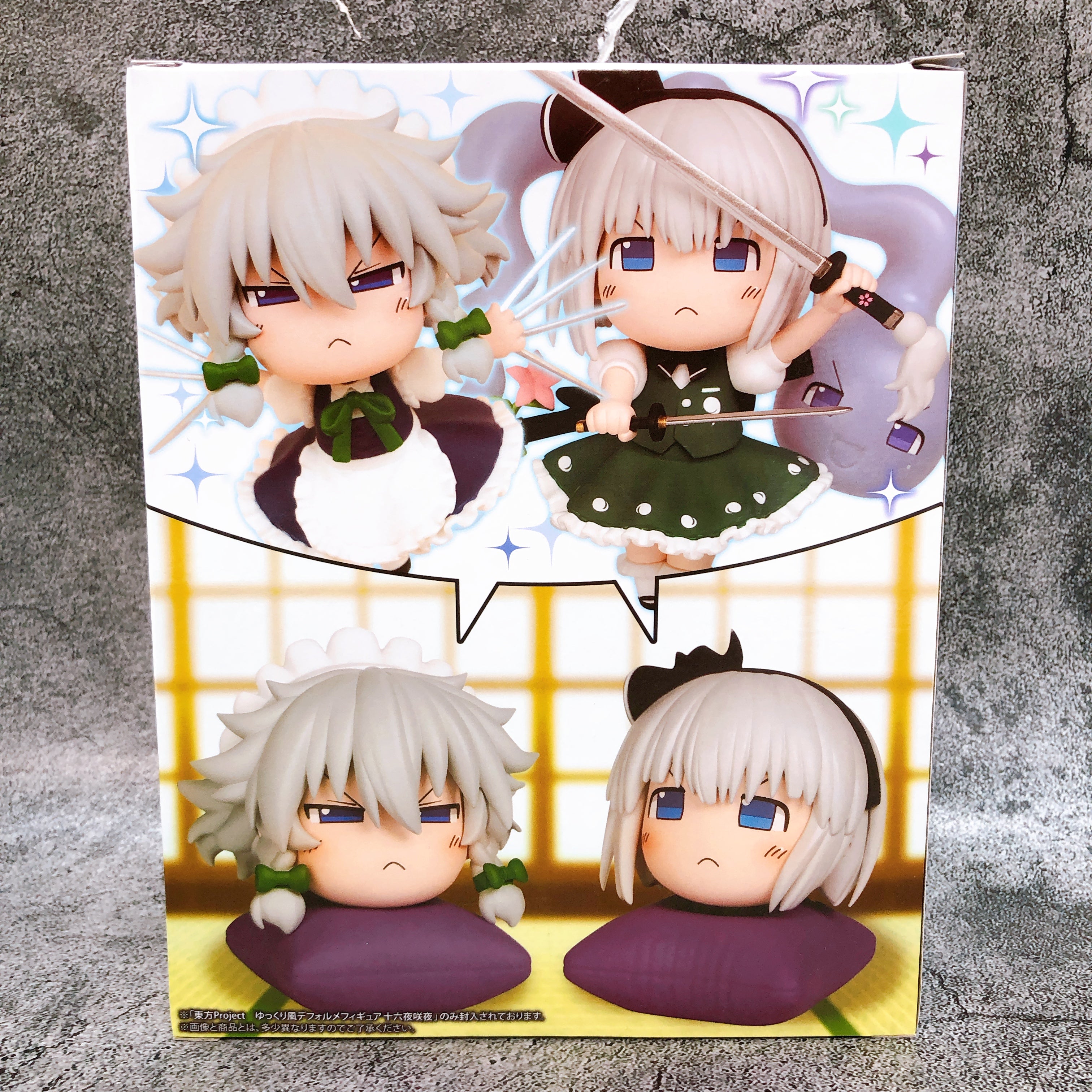 Touhou Project Sakuya Izayoi Yukkuri (style) Figure Konami Japan AUTHENTIC
