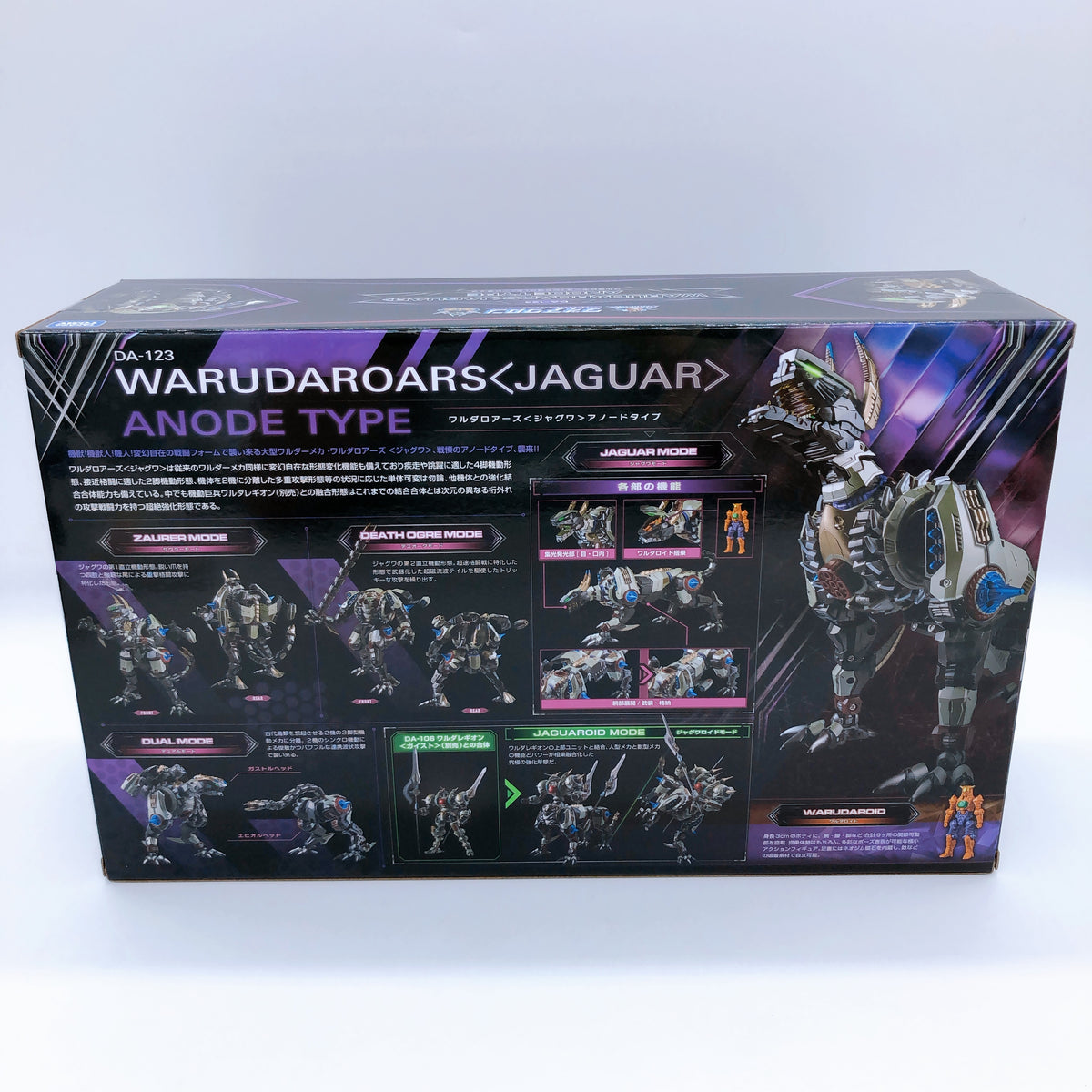 Diaclone DA-123 Warudaroars Jaguar Anode Type TAKARA TOMY Japan AUTHENTIC 15+