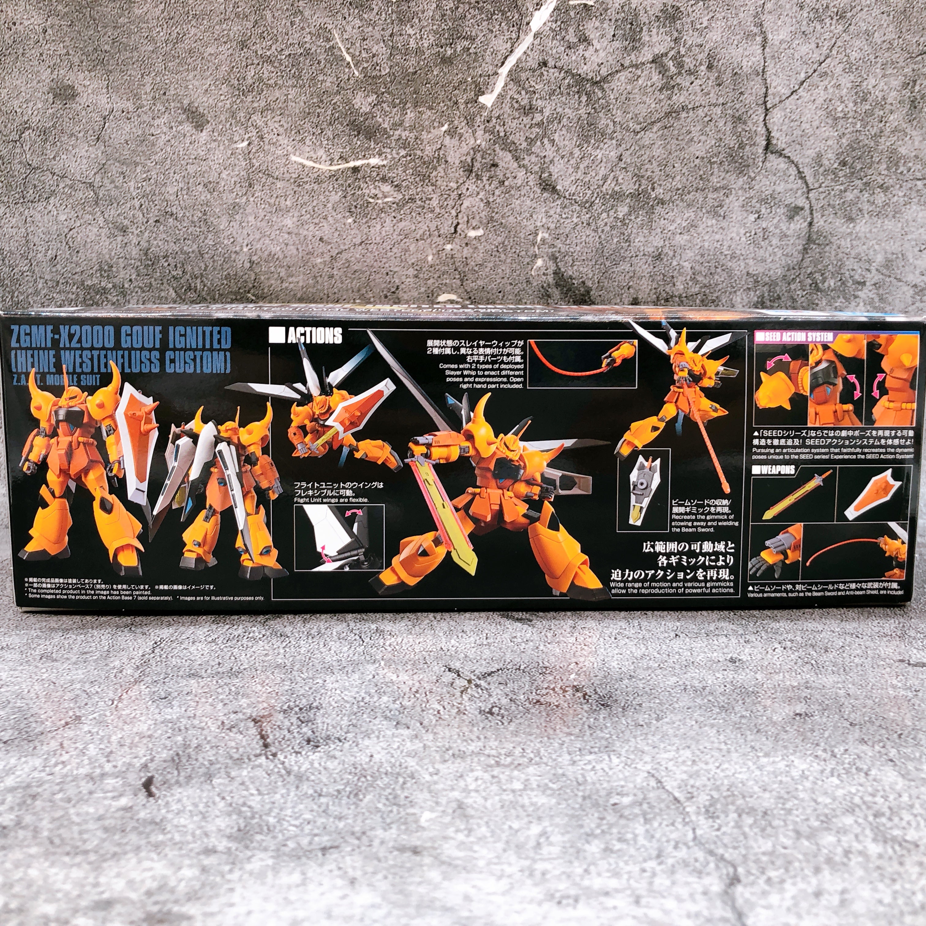 HG 1/144 Gouf Ignited Heine Westenfluss Custom Model Kit 15+ Bandai Japan NEW