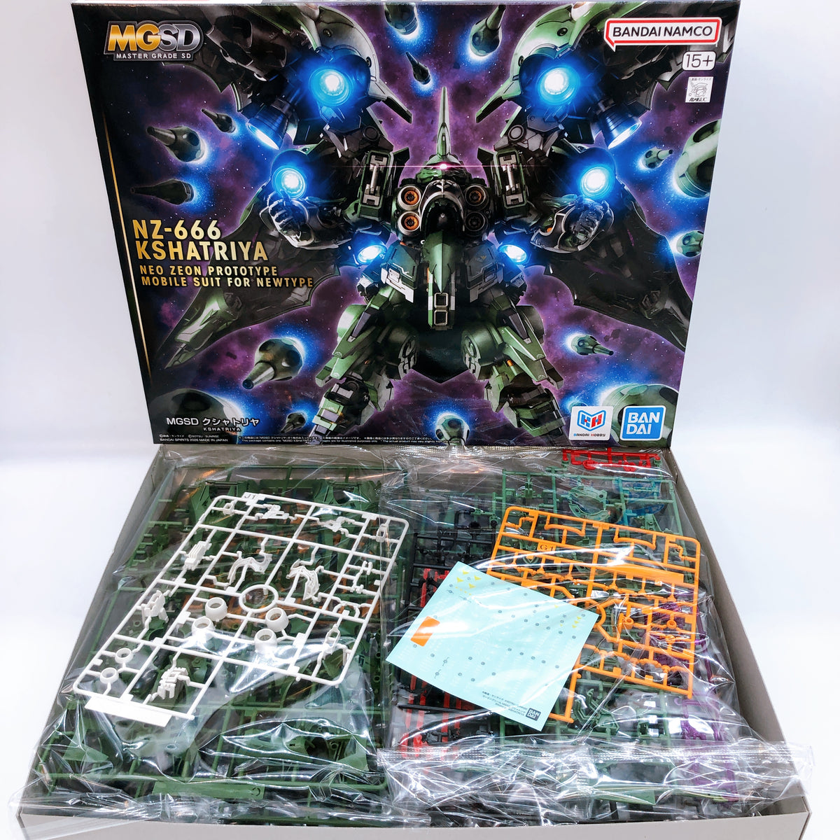 MGSD Kshatriya NZ-666 Gundam Unicorn Gunpla Model Kit 15+ Bandai Japan FASTSHIP