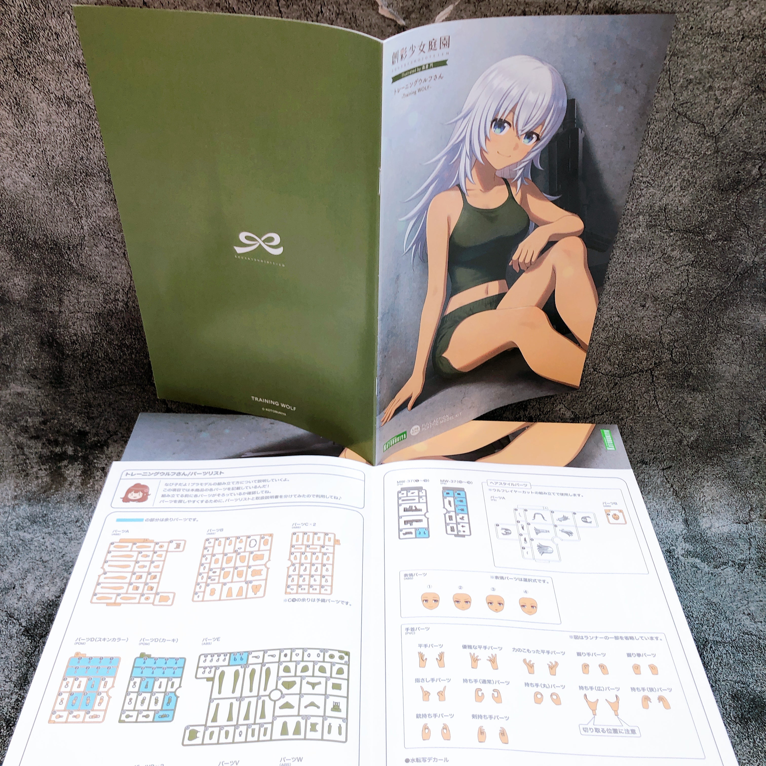 Sousai Shojo Teien Traning WOLF 1/10 Scale Plastic Model Kit 15+ KOTOBUKIYA NEW