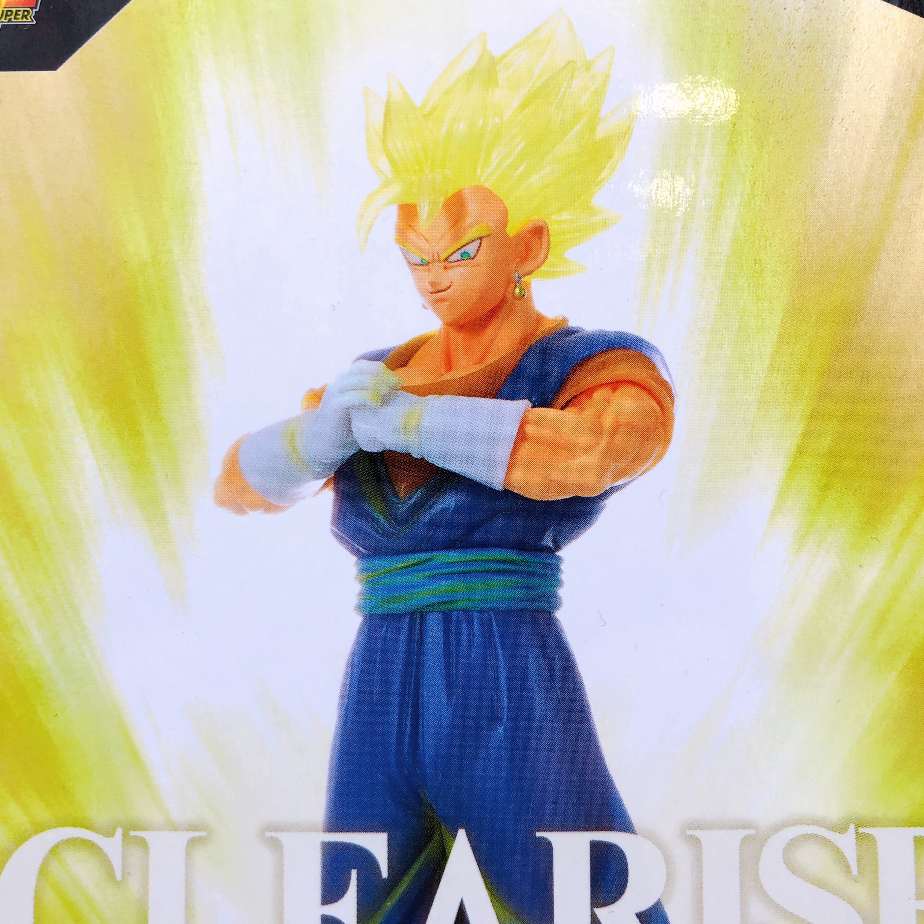 Dragon Ball Super Super Saiyan Vegito CLEARISE Figure BANPRESTO Japan AUTHENTIC