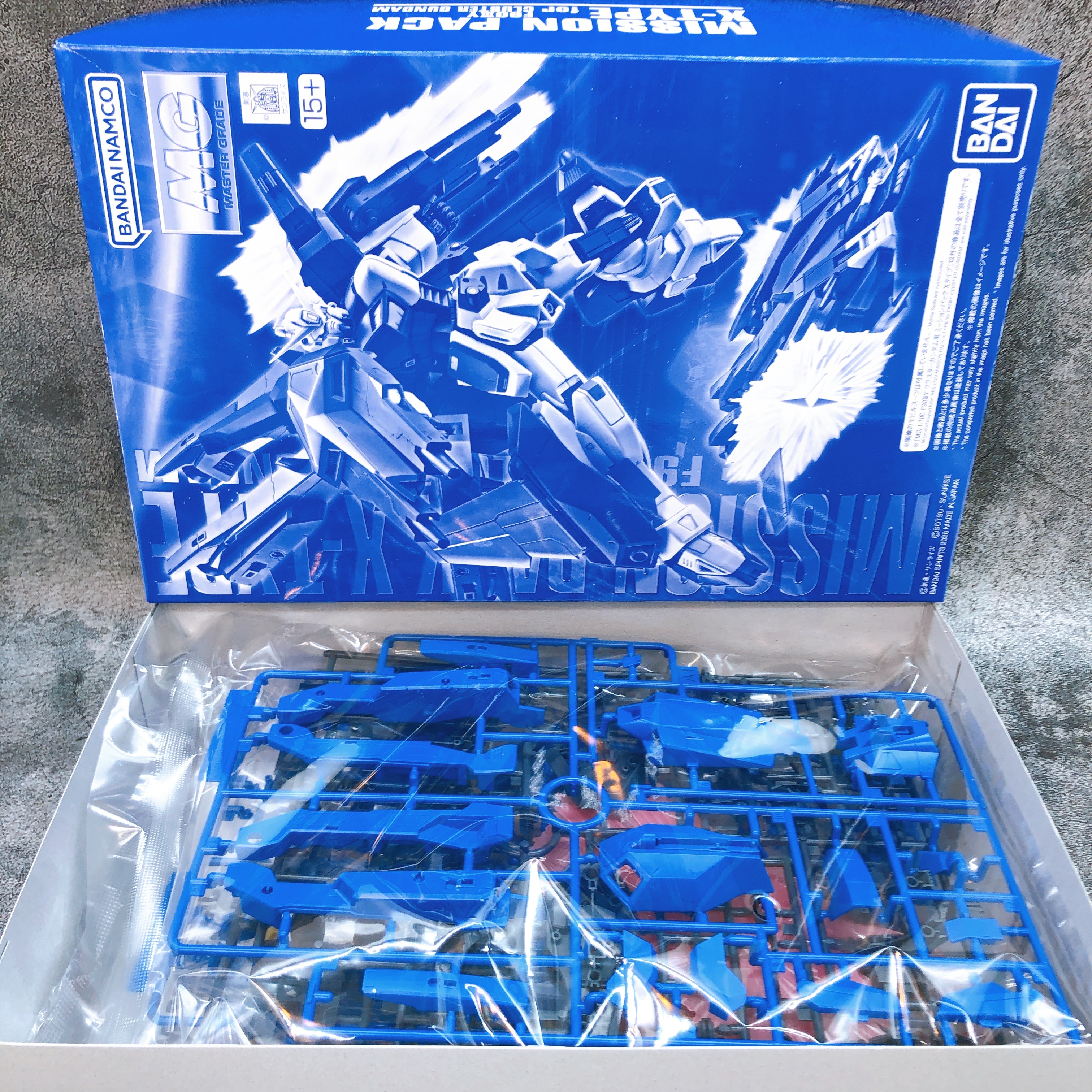 MG 1/100 Mission Pack X-Type for F90IIIY Cluster Gundam Kit Premium Bandai NEW