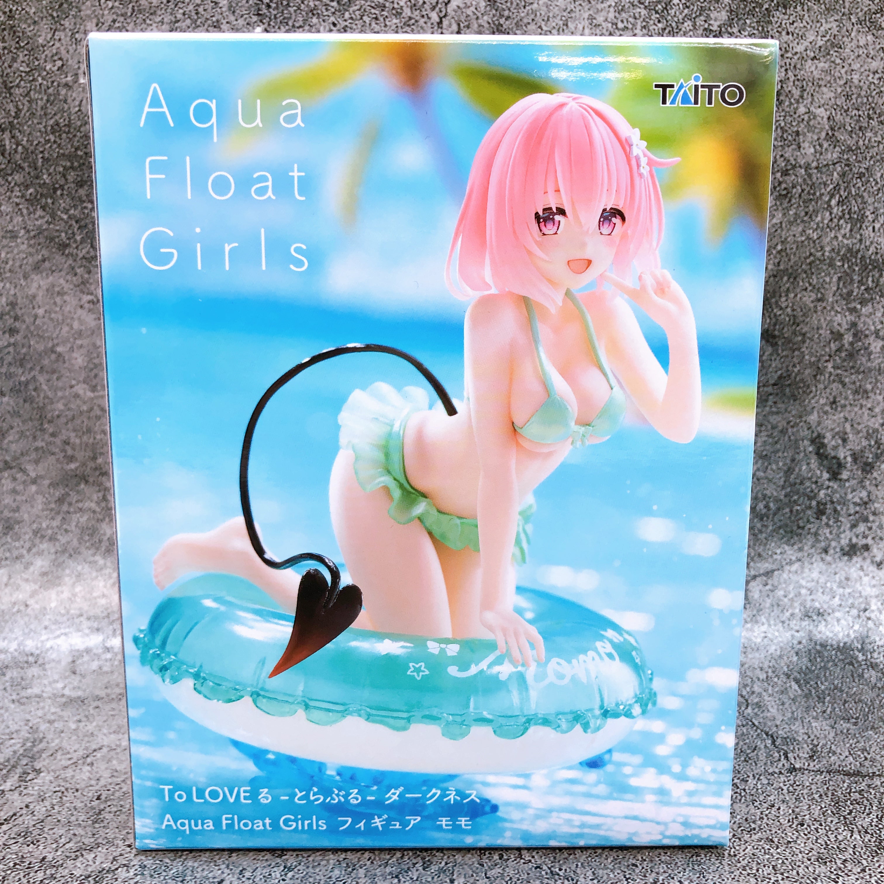 To Love Ru Darkness Momo Aqua Float Girls Figure Taito Japan AUTHENTIC FASTSHIP