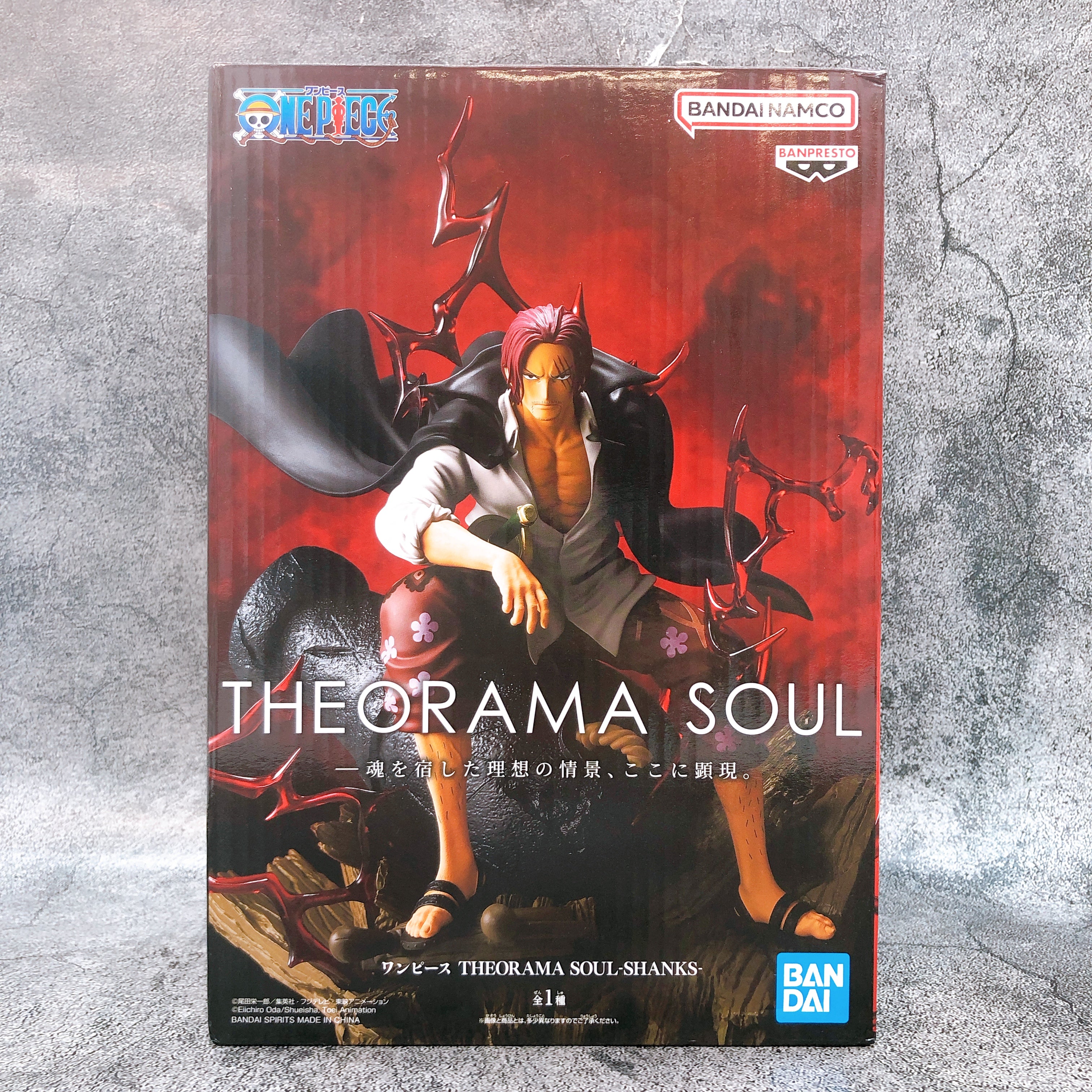 ONE PIECE Shanks THEORAMA SOUL-SHANKS- Figure BANPRESTO Japan AUTHENTIC FASTSHIP
