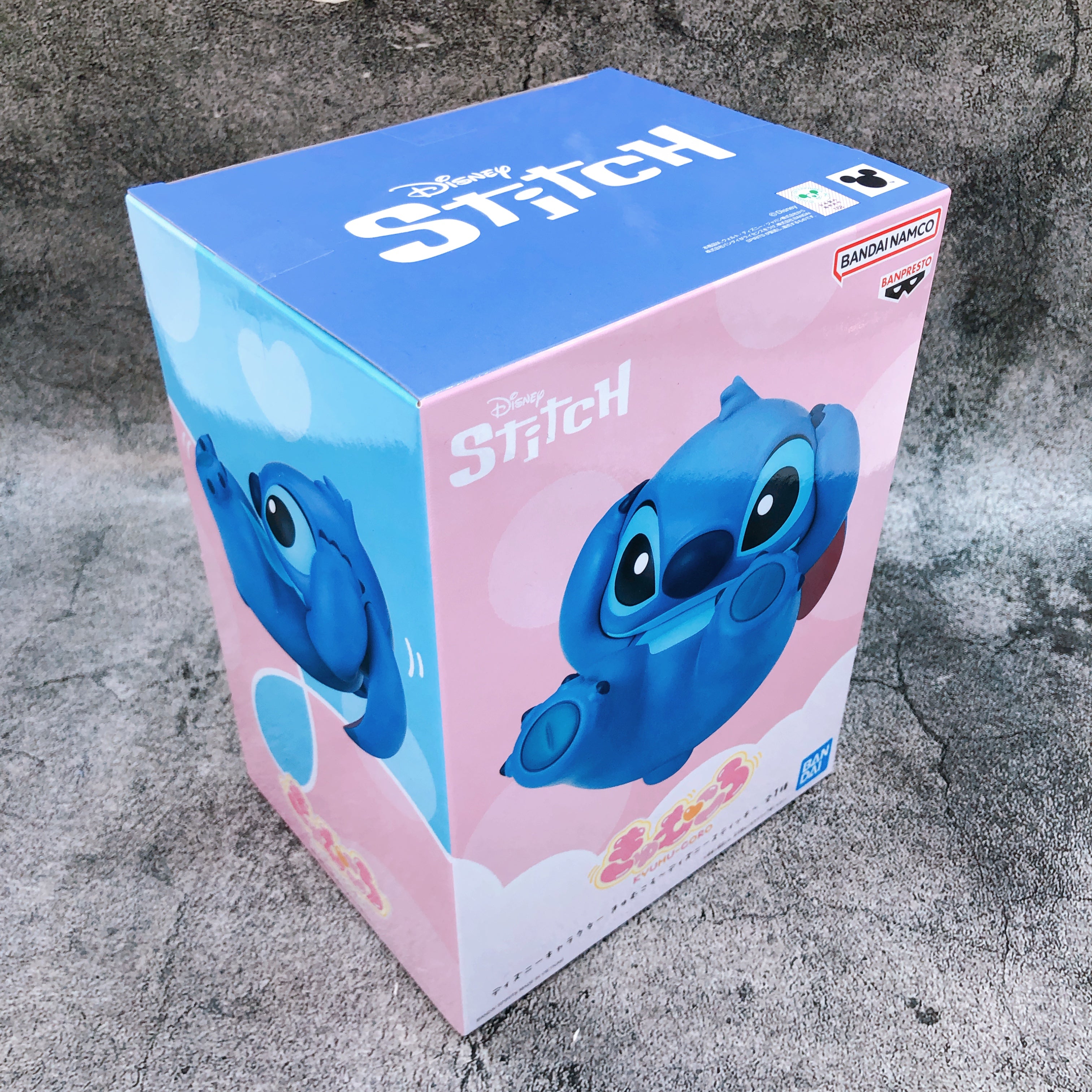 Disney Character KYUMU-CORO Disney Stitch Figure BANPRESTO Japan AUTHENTIC NEW