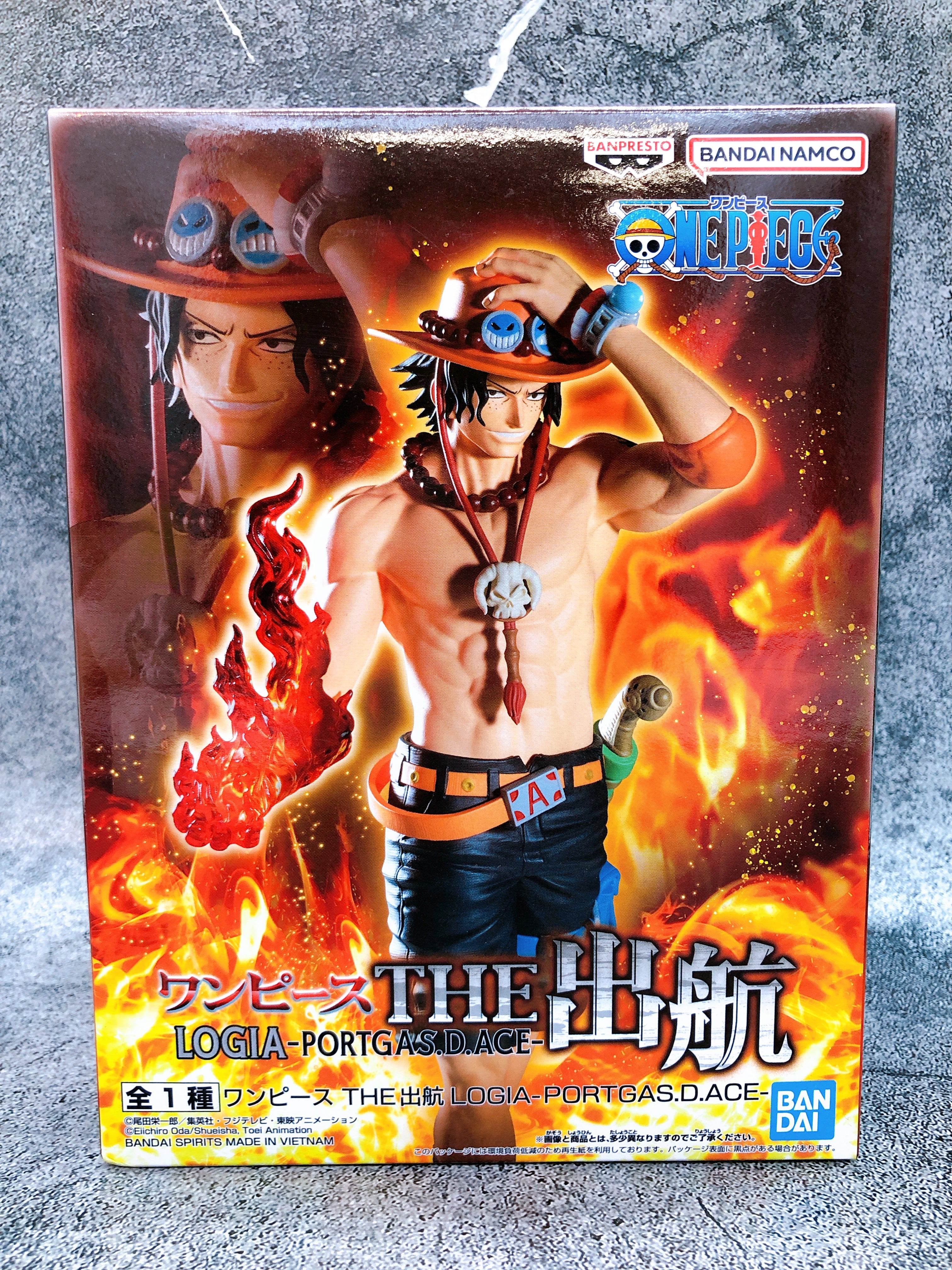 ONE PIECE Portgas D. Ace The Departure LOGIA PORTGAS.D.ACE Figure BANPRESTO