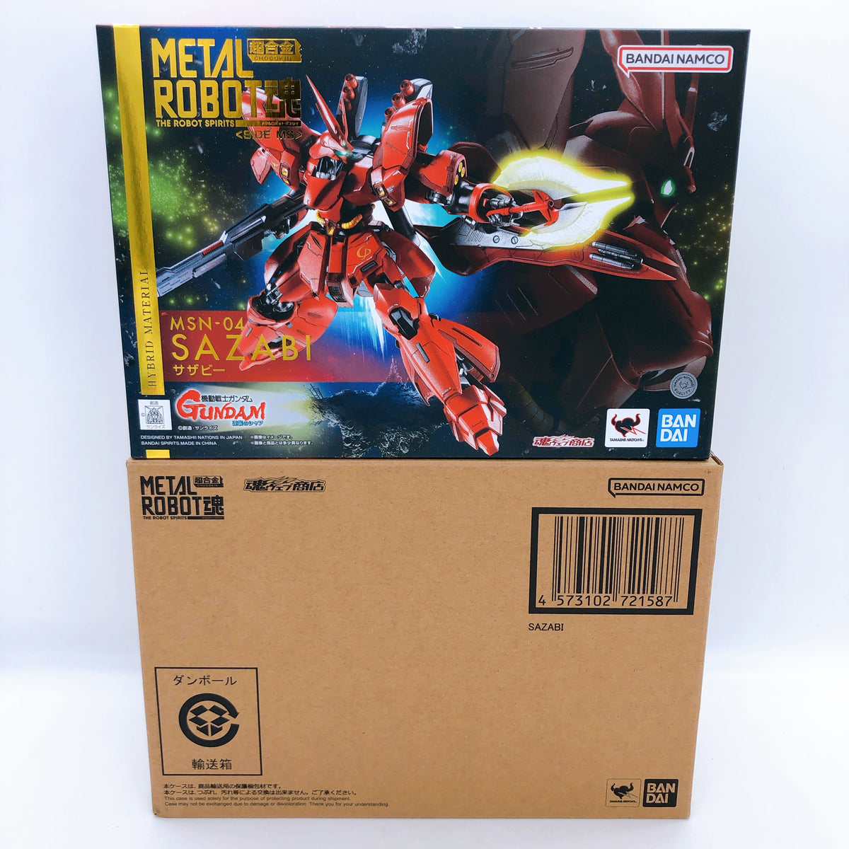 METAL ROBOT SPIRITS Sazabi MSN-04 Gundam Action Figure Bandai Japan AUTHENTIC