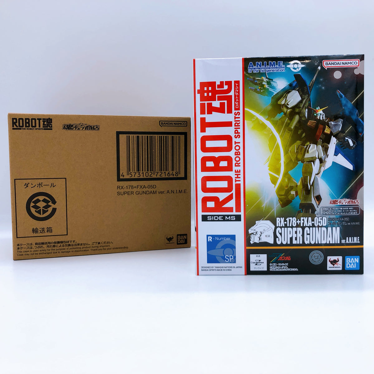 Robot Spirits SIDE MS RX-178 + FXA-05D Super Gundam ver A.N.I.M.E. Action Figure