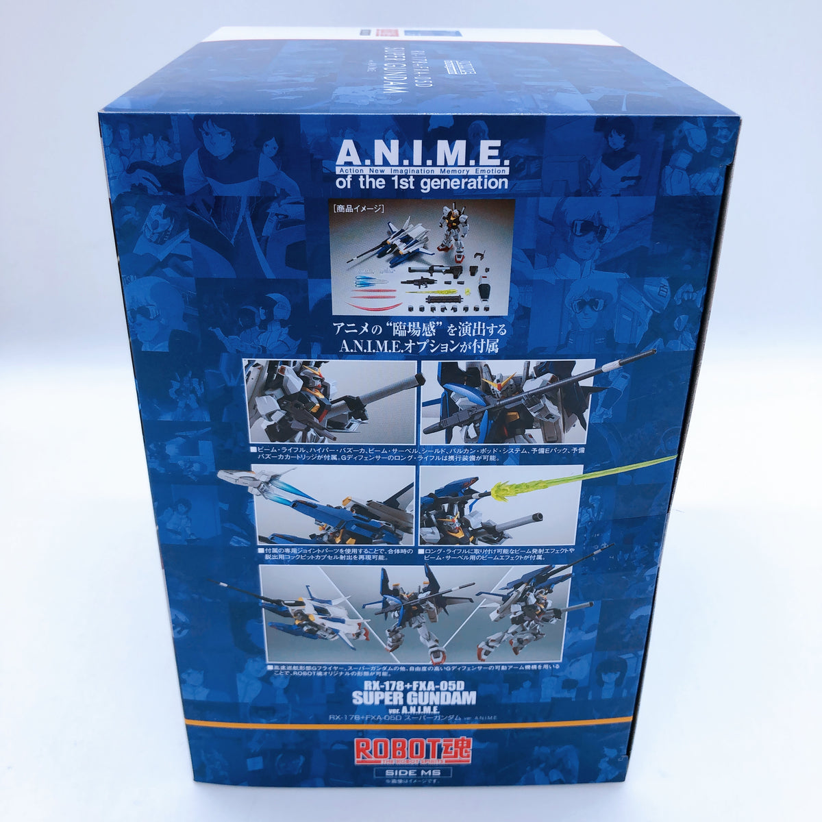 Robot Spirits SIDE MS RX-178 + FXA-05D Super Gundam ver A.N.I.M.E. Action Figure