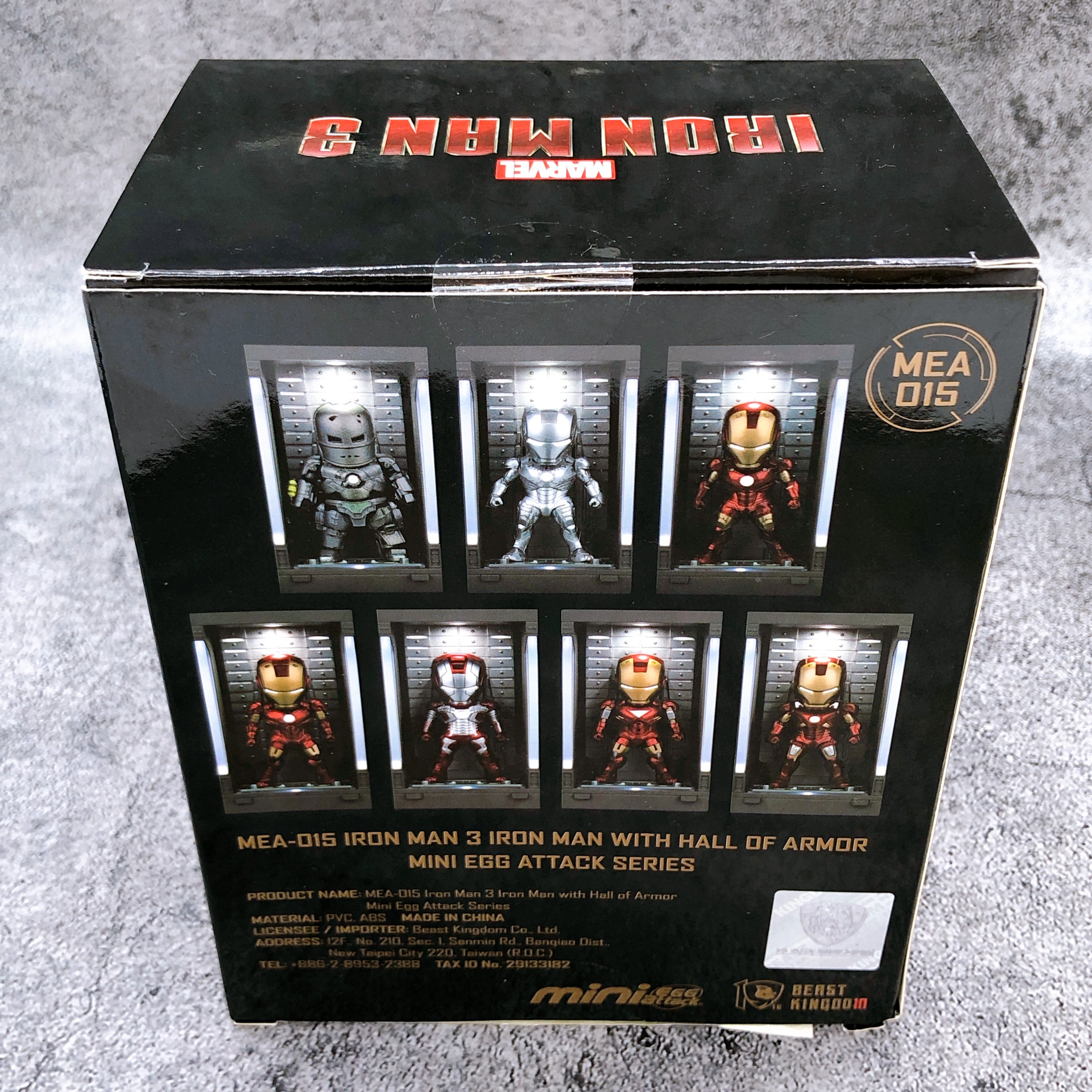 Mini Egg Attack Iron Man Mark 3 MEA-015 Marvel Figure Beast Kingdom NEW FASTSHIP