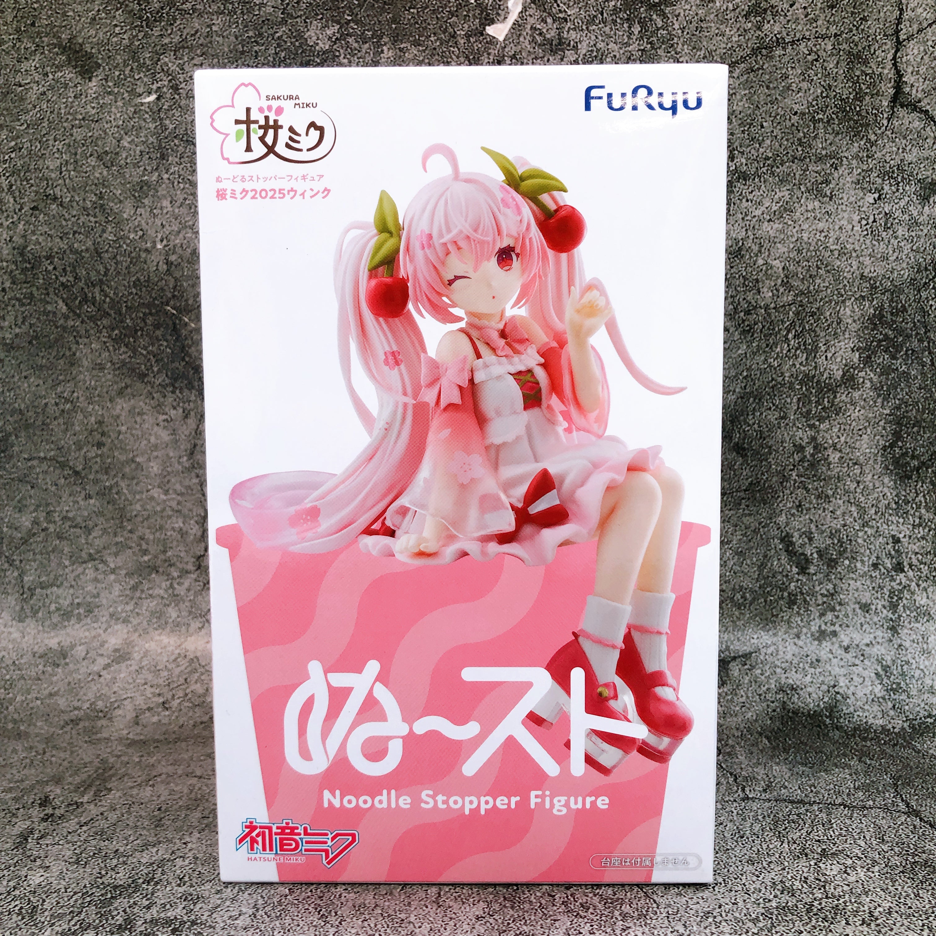 Hatsune Miku Sakura Miku 2025 WinkVer. Noodle Stopper Figure FuRyu Japan NEW
