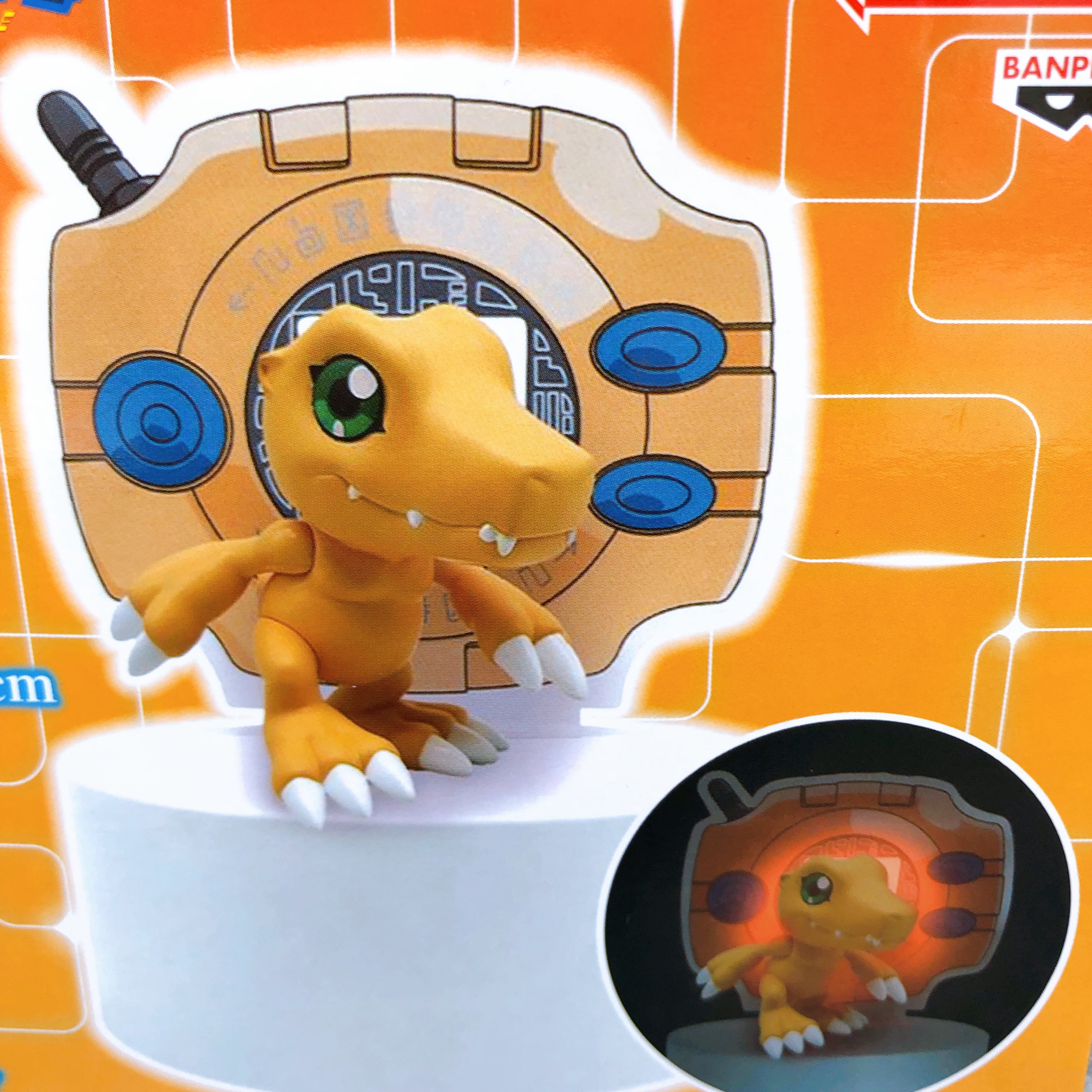 Digimon Adventure Agumon Digivice Figure Light BANPRESTO Japan AUTHENTIC NEW