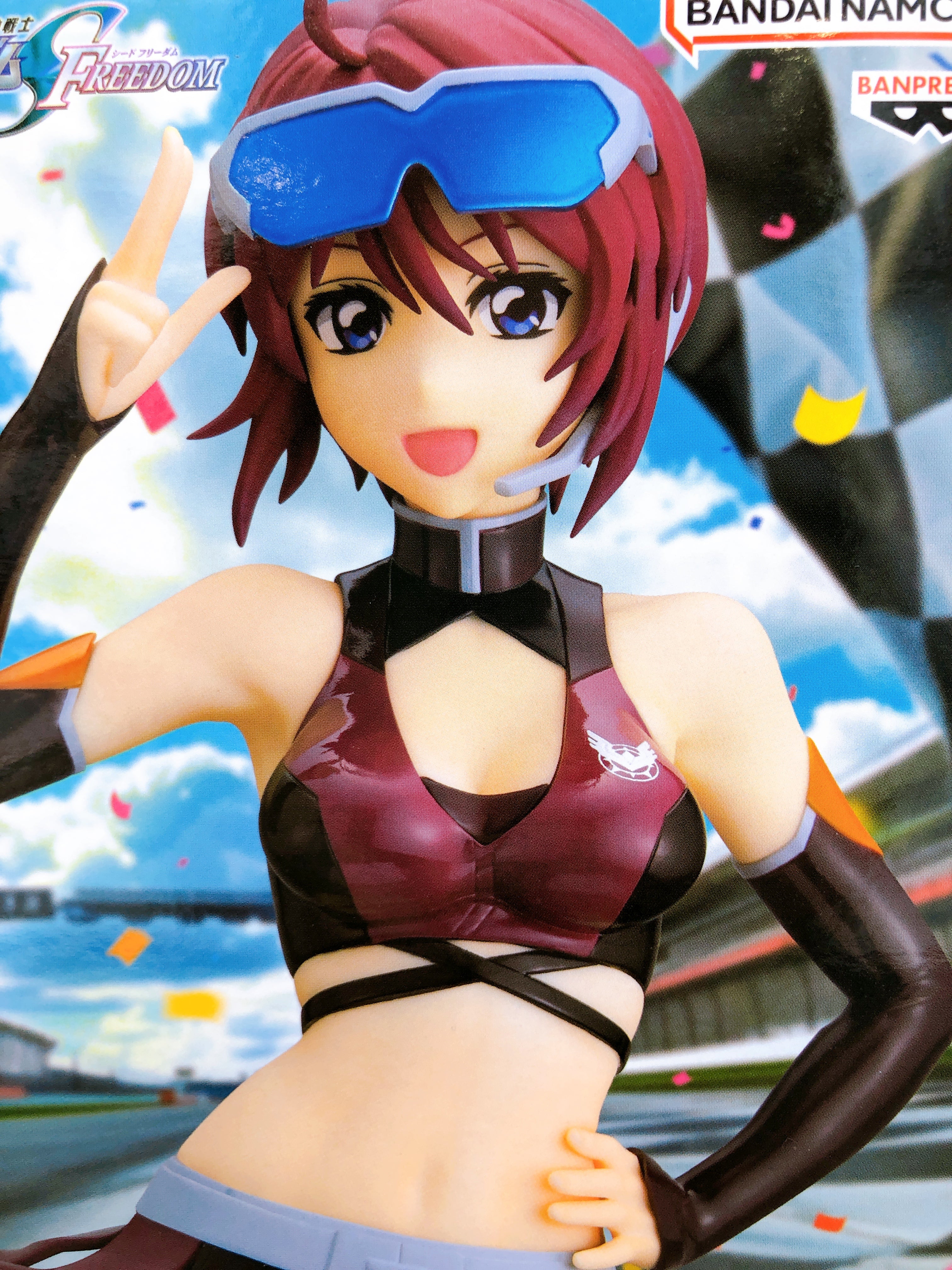 Gundam SEED FREEDOM Lunamaria Hawke Racing ver. GLITTER & GLAMOURS Figure NEW