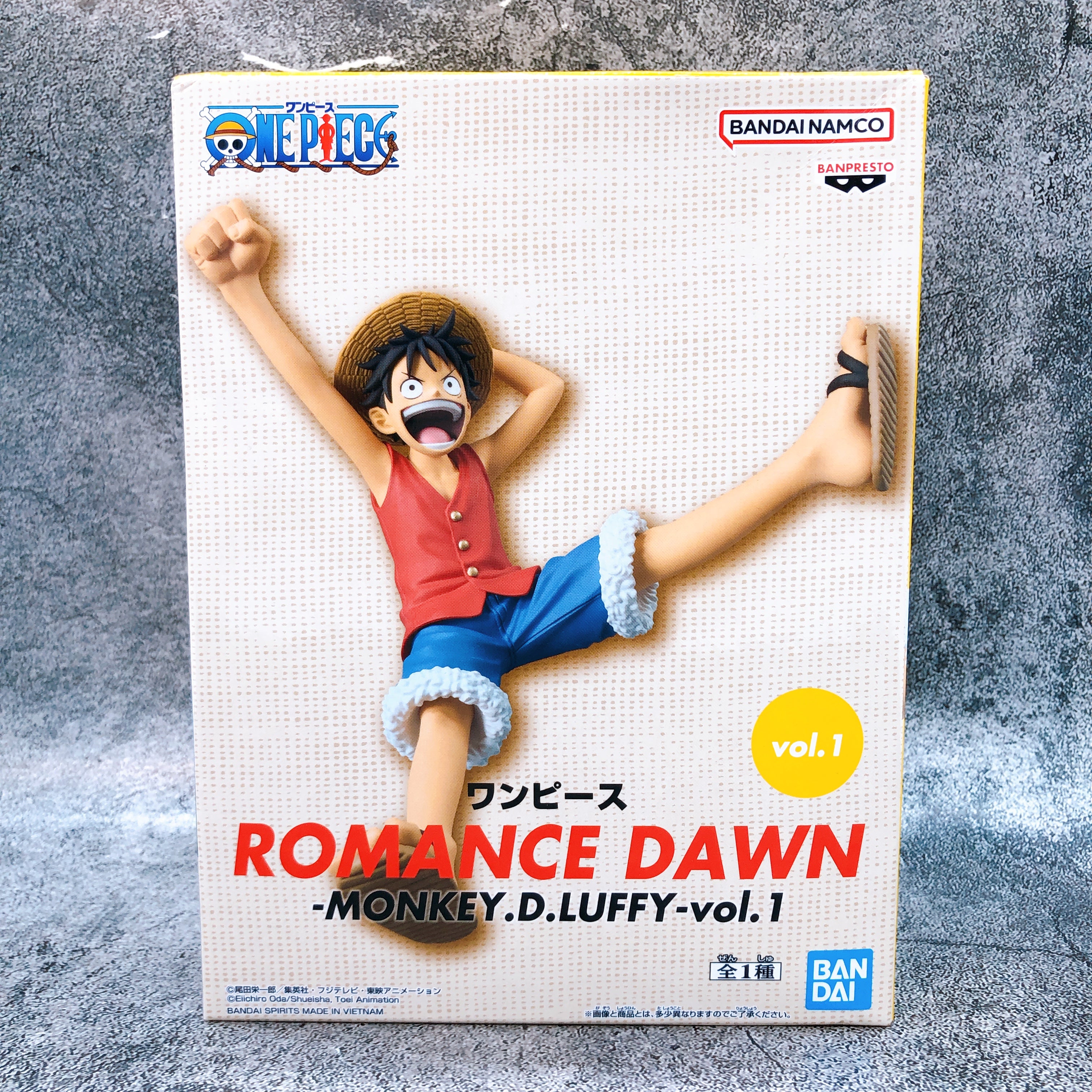 ONE PIECE Monkey D. Luffy vol.1 ROMANCE DAWN Figure BANPRESTO Japan AUTHENTIC
