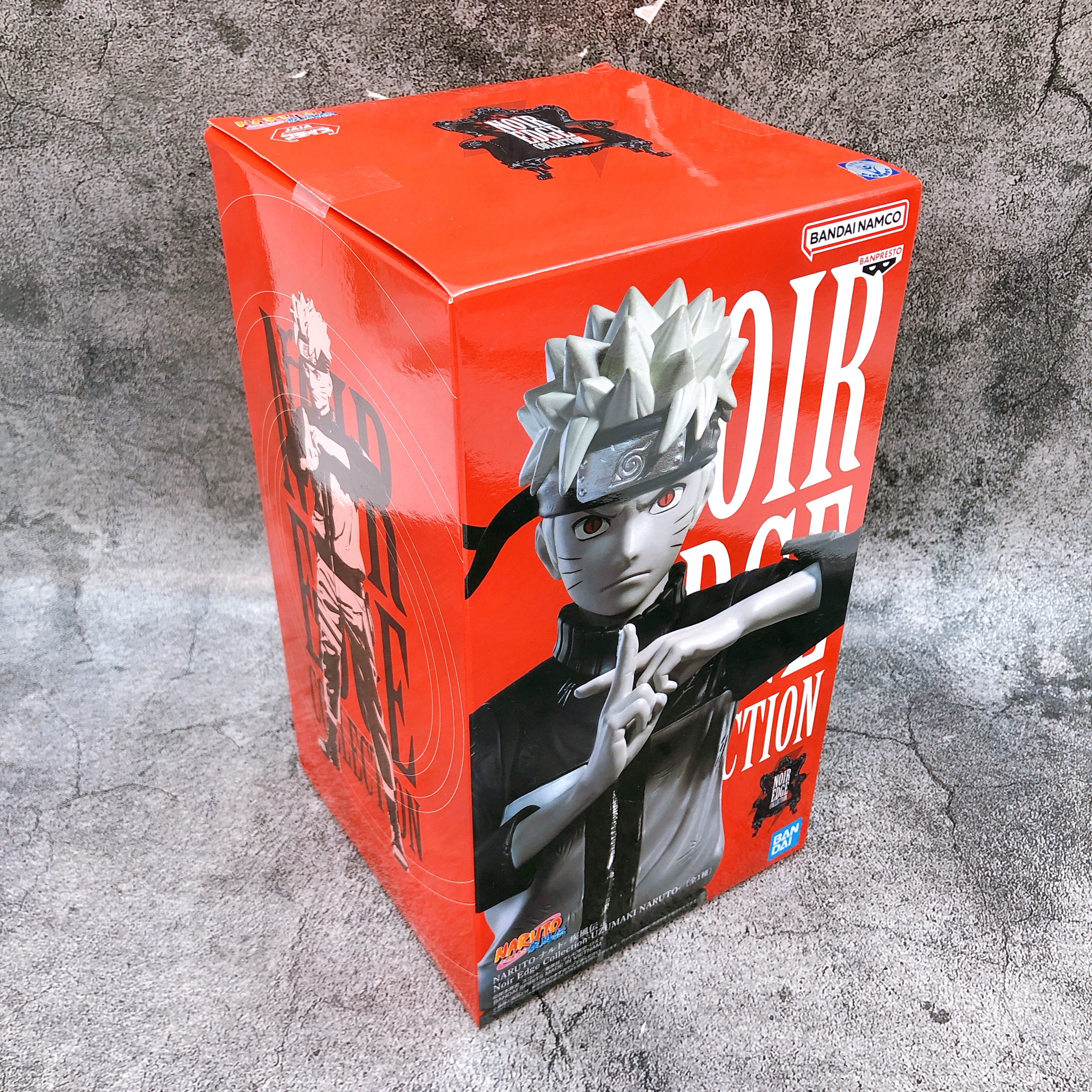 Naruto Shippuden Naruto Uzumaki Noir Edge Collection Figure BANPRESTO Japan NEW