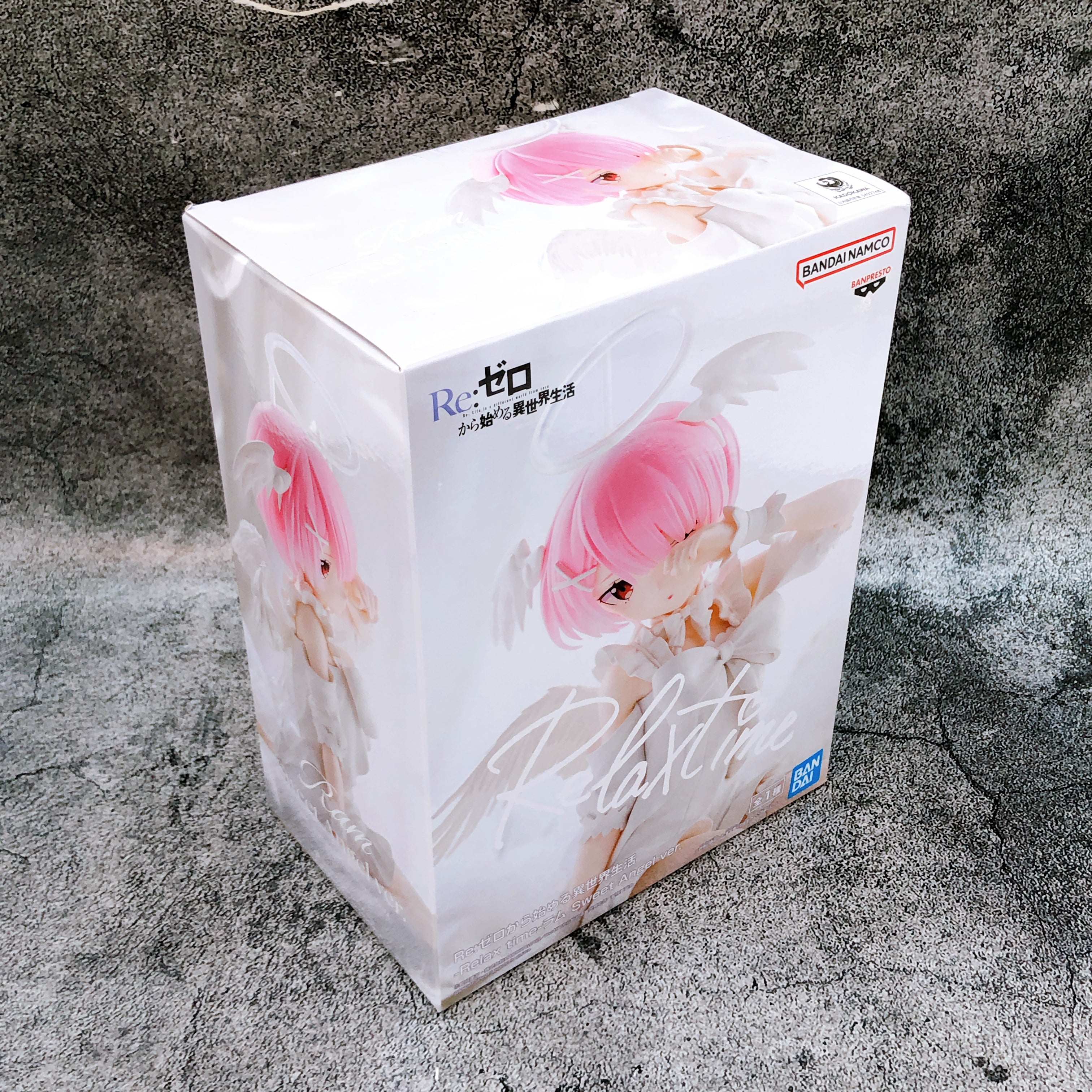Re:Zero Ram Sweet Angel ver. Relax time Figure BANPRESTO Japan AUTHENTIC Sealed