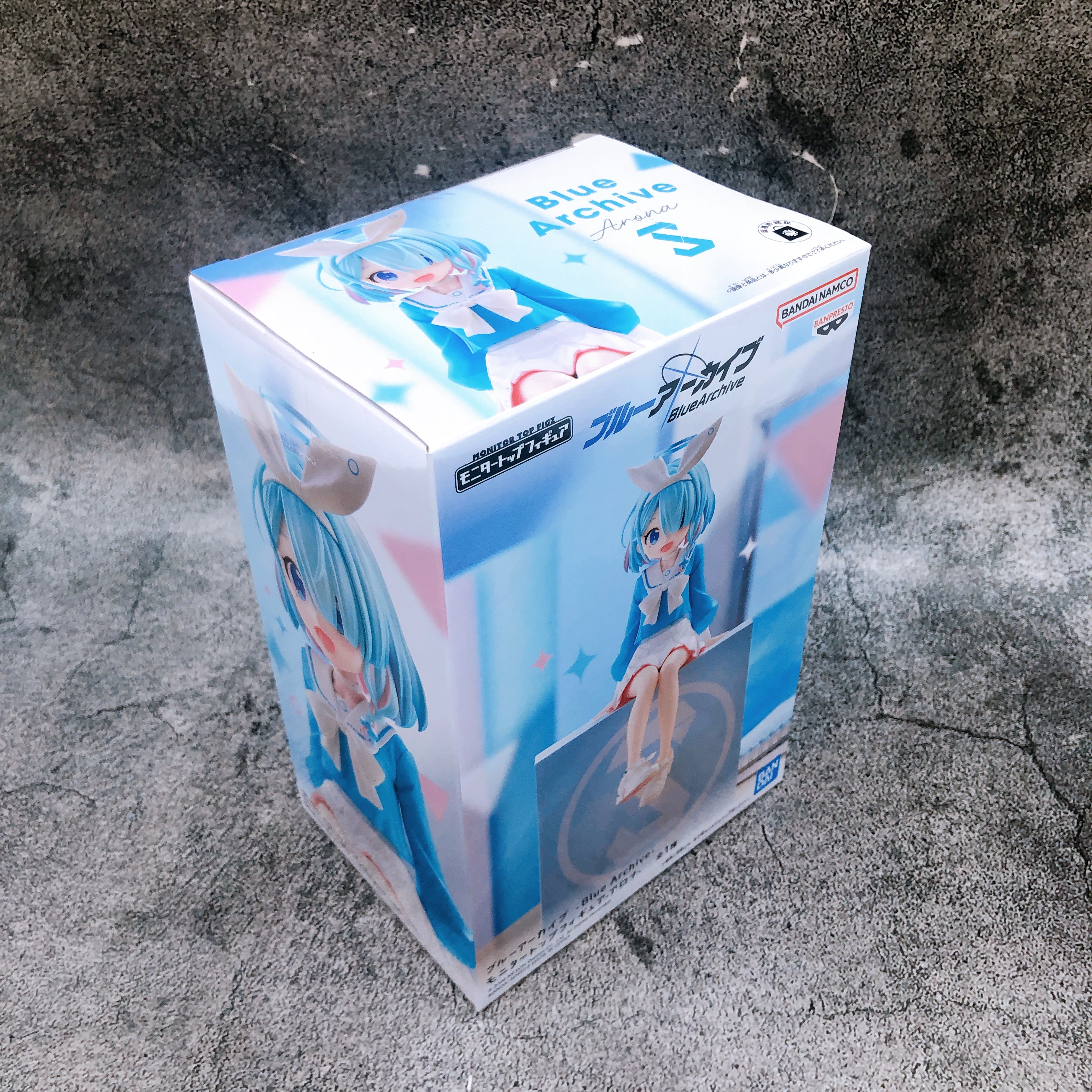 Blue Archive Arona Monitor Top Figure BANPRESTO Japan AUTHENTIC FASTSHIP Sealed