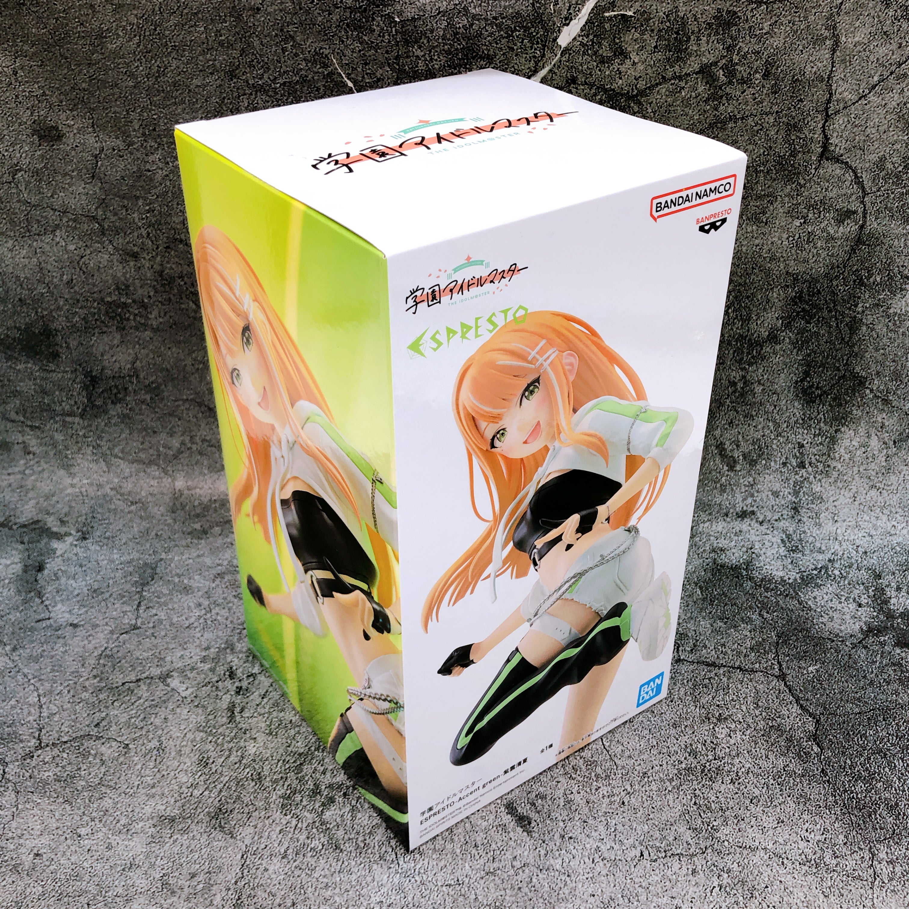 Gakuen iDOLM@STER Sumika Shiun ESPRESTO Accent green Figure BANPRESTO Japan NEW