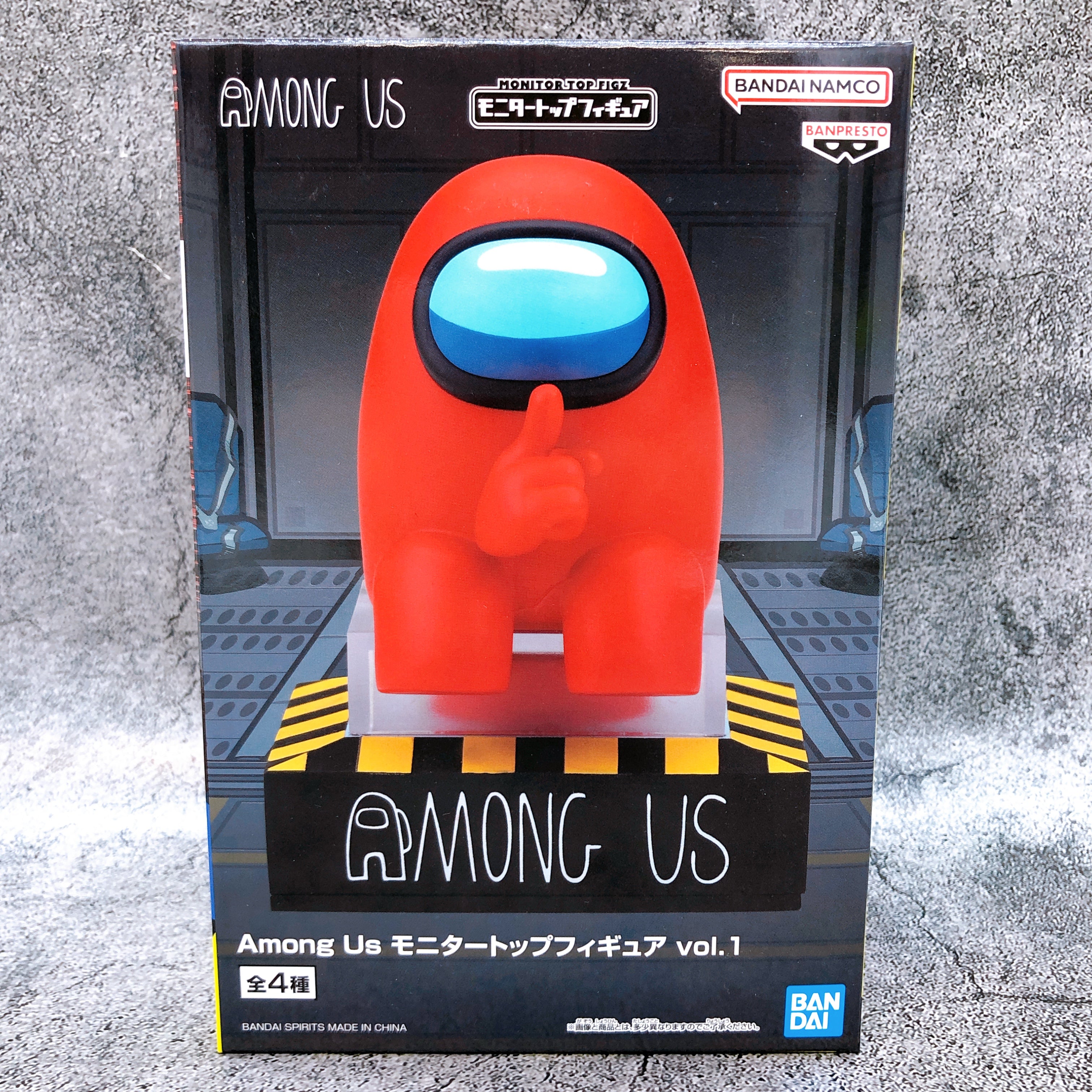 Among Us Red Monitor Top Figure vol.1 BANPRESTO Japan AUTHENTIC FASTSH