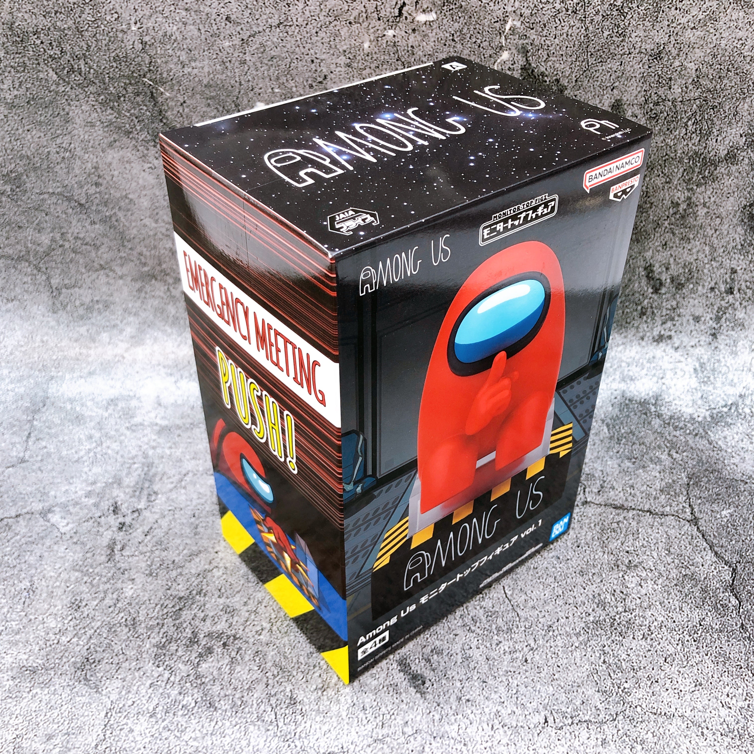 Among Us Red Monitor Top Figure vol.1 BANPRESTO Japan AUTHENTIC FASTSH