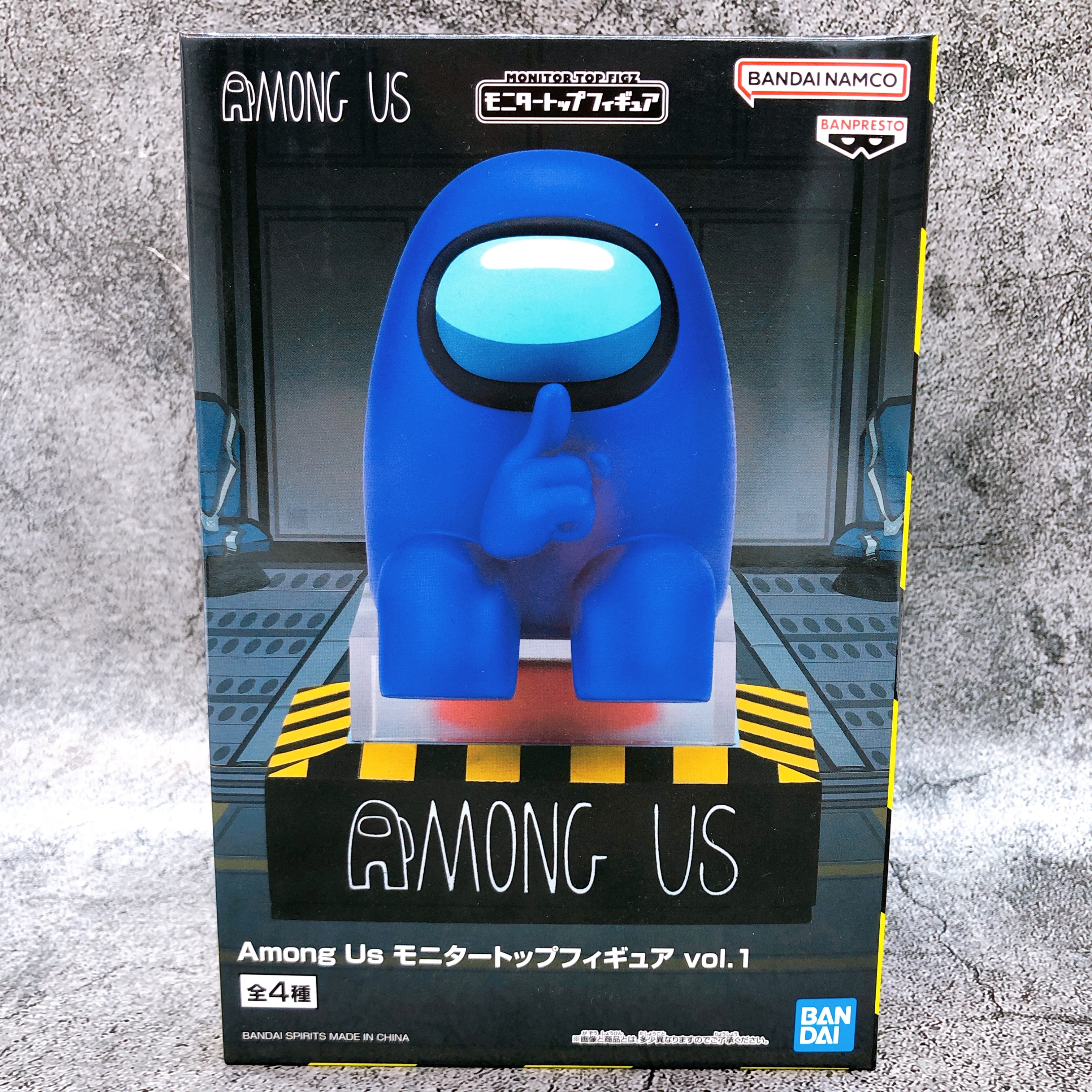 Among Us Blue Monitor Top Figure vol.1 BANPRESTO Japan AUTHENTIC FASTSHIP Sealed