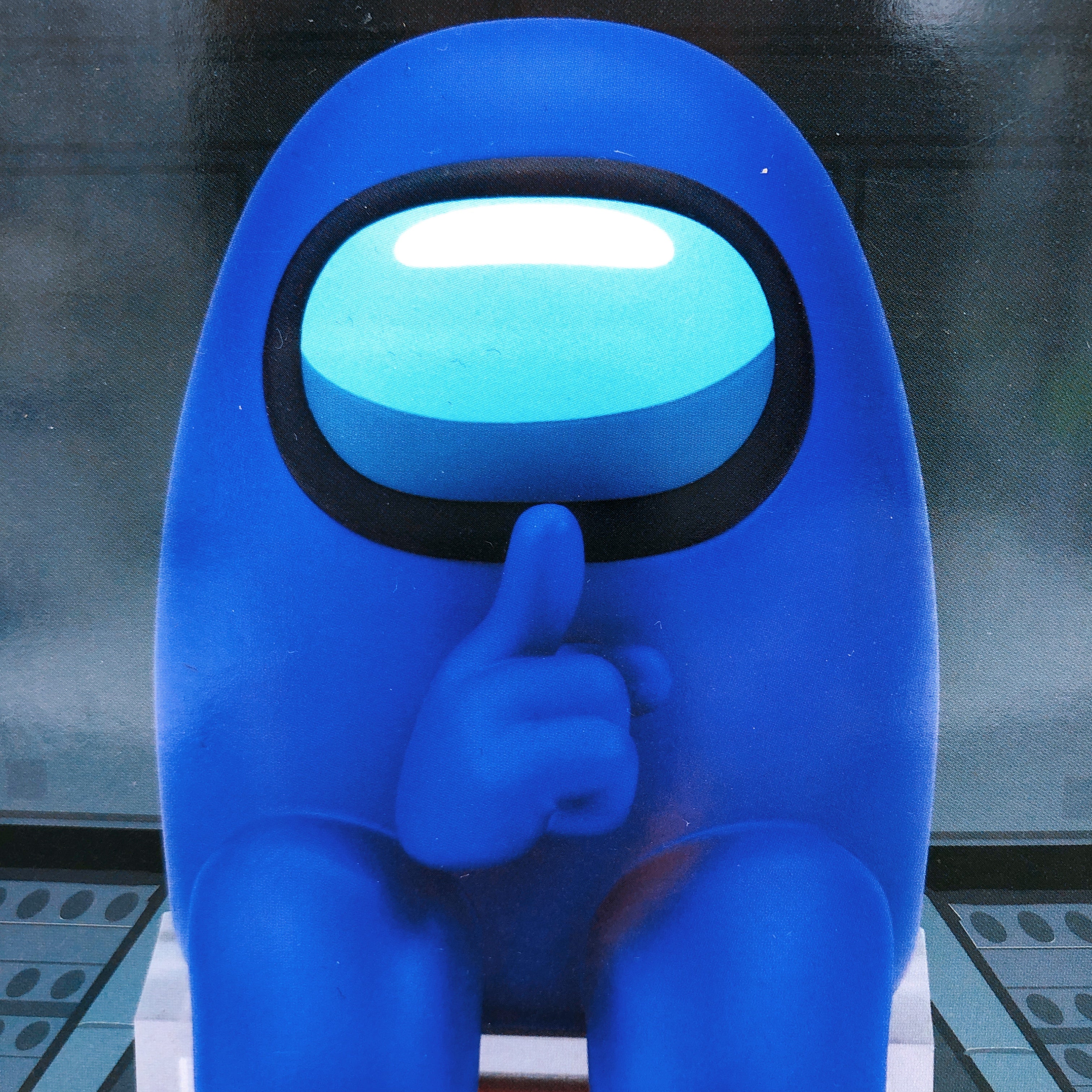 Among Us Blue Monitor Top Figure vol.1 BANPRESTO Japan AUTHENTIC FASTSHIP Sealed